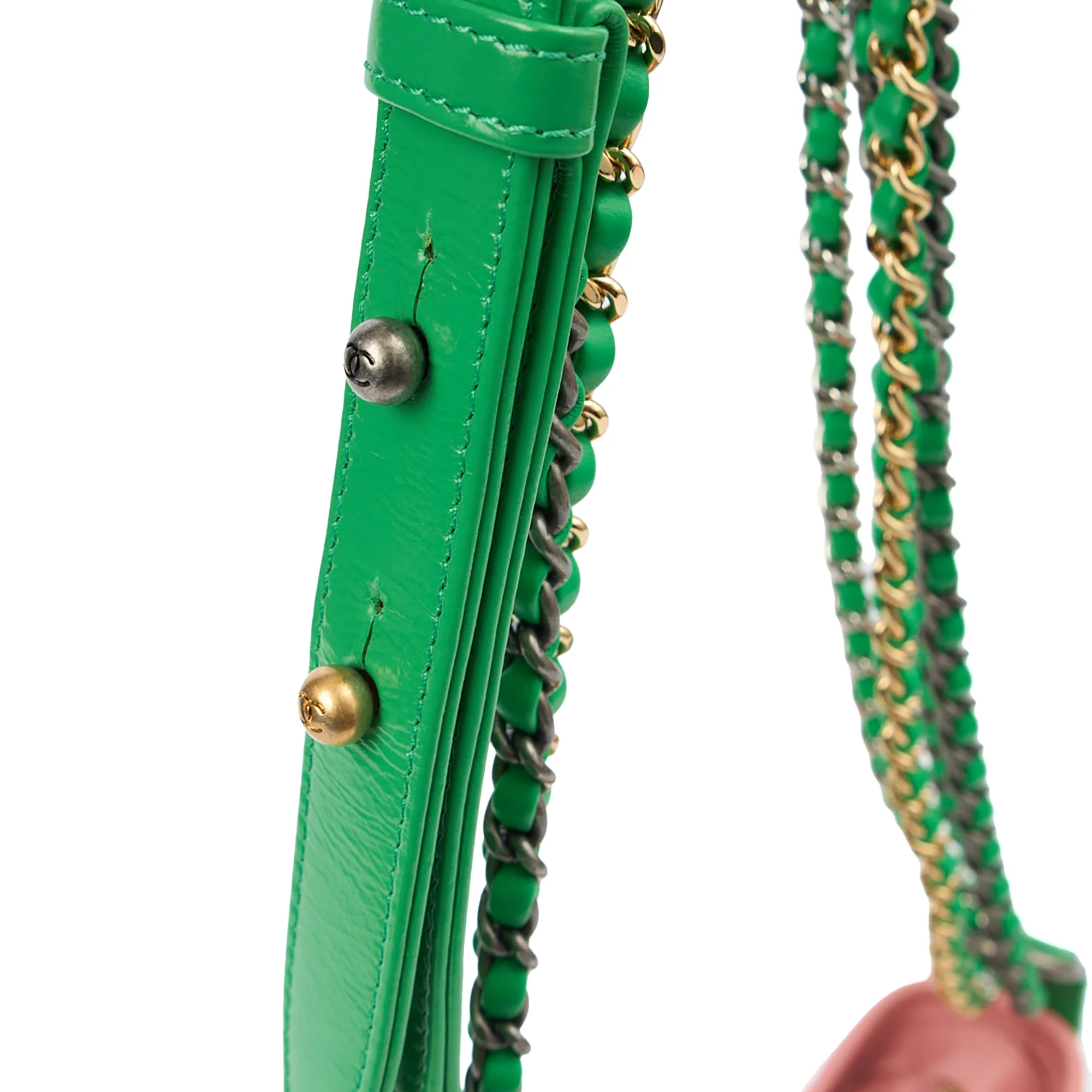 Picture of Chanel Cross Body Gabrielle Hobo - Small in Yellow, Suede