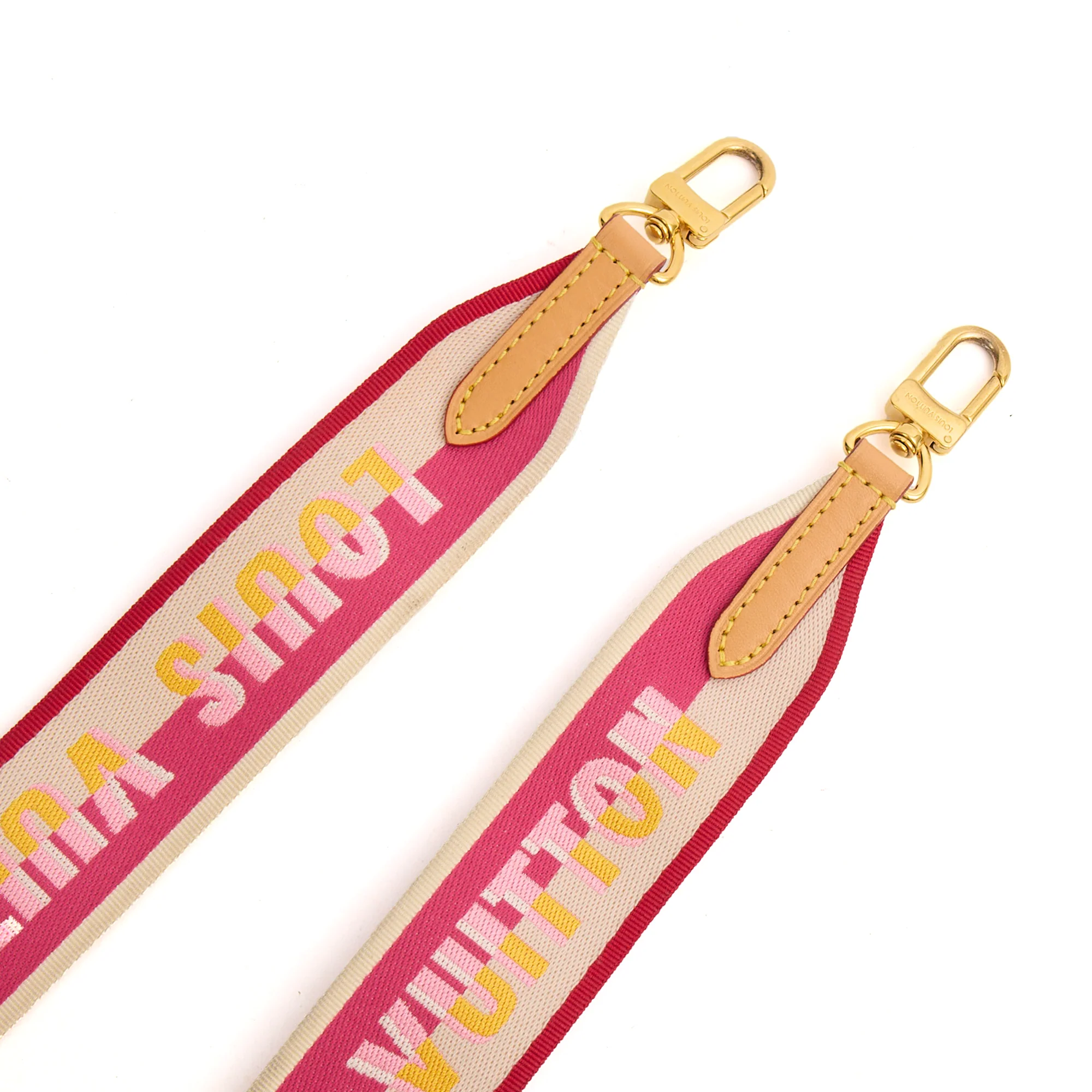 Picture of Louis Vuitton Other Bandouliere (Shoulder Strap) in Mini Lin Pink, invalid