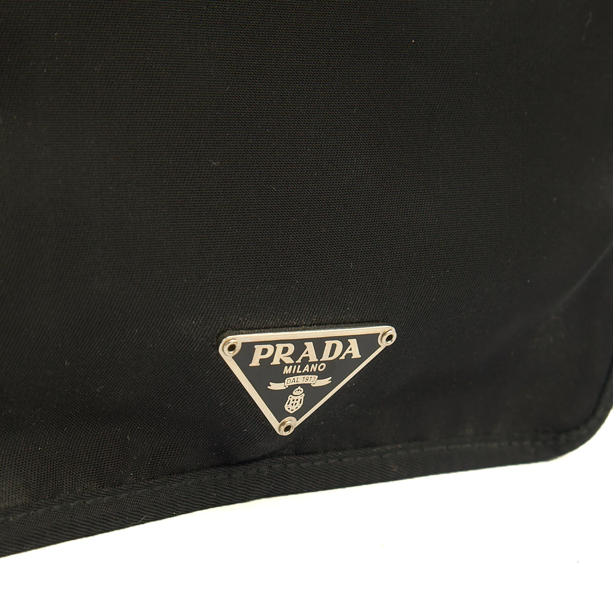 Picture of Prada Wallet Nylon Pouch Wristlet in Black, Nylon