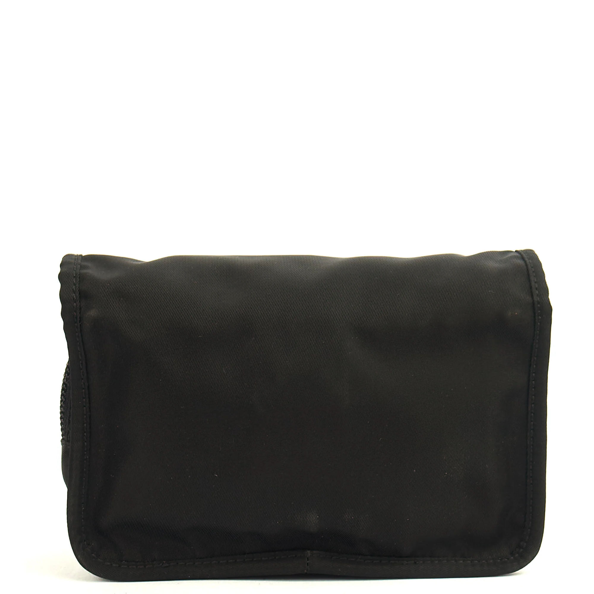 Picture of Prada Wallet Nylon Pouch Wristlet in Black, Nylon