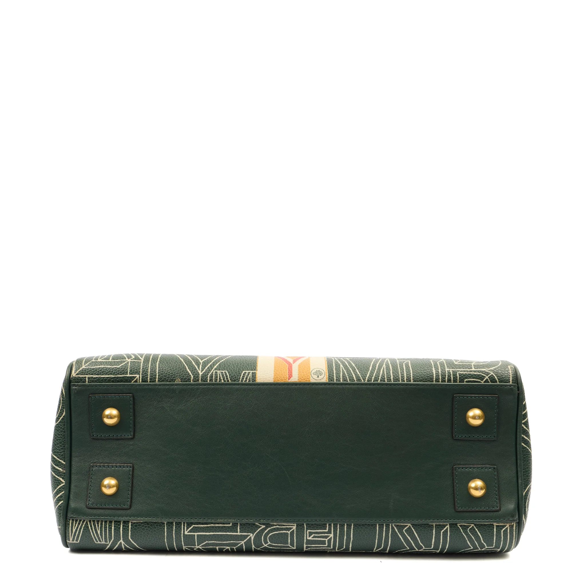 Picture of Mulberry Tote Bayswater Heritage in Green, Calfskin Leather