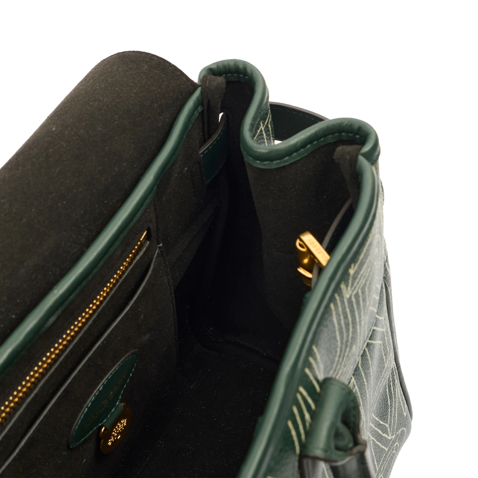 Picture of Mulberry Tote Bayswater Heritage in Green, Calfskin Leather