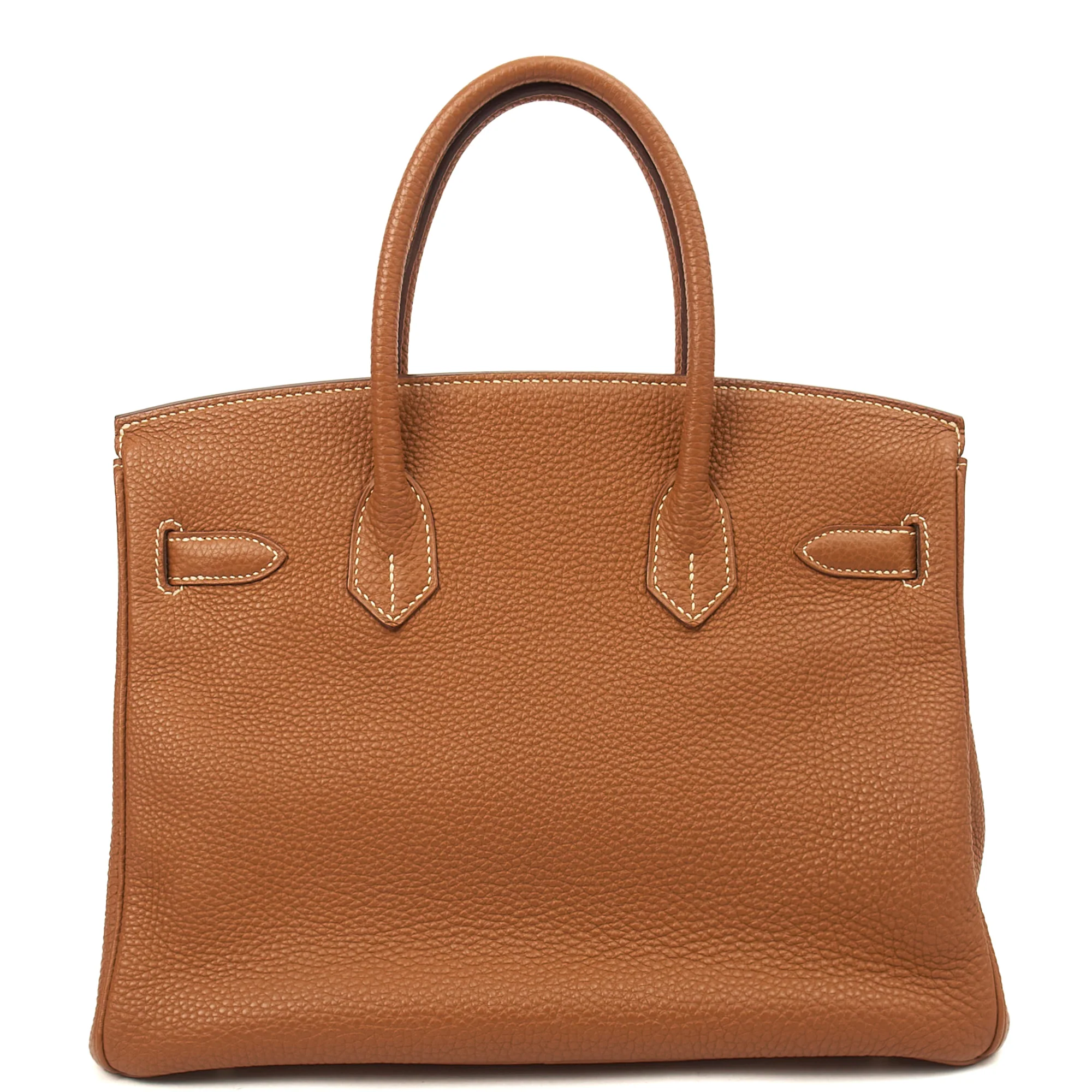 Picture of Hermes Tote Birkin 30 in Gold, Togo Leather