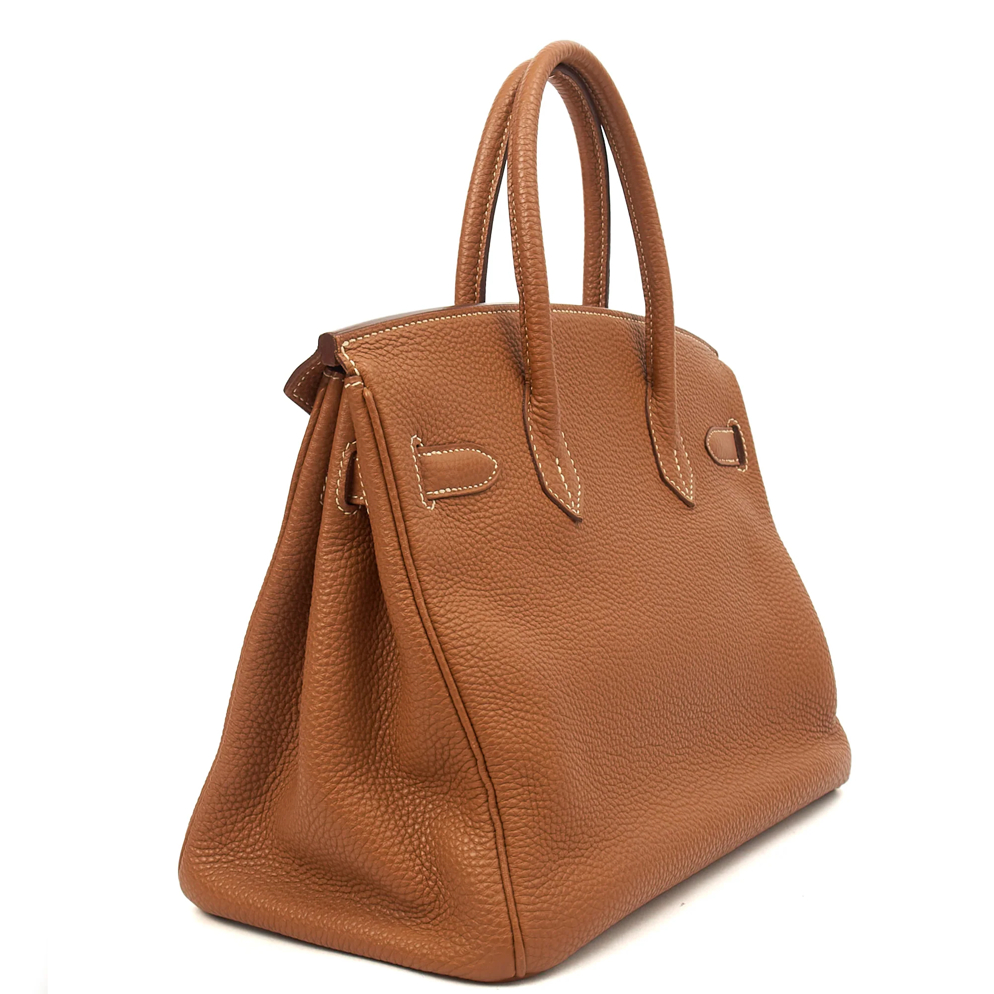 Picture of Hermes Tote Birkin 30 in Gold, Togo Leather