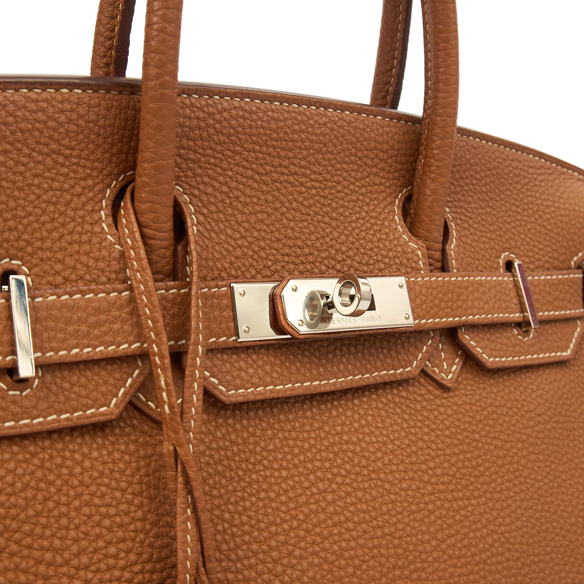 Picture of Hermes Tote Birkin 30 in Gold, Togo Leather