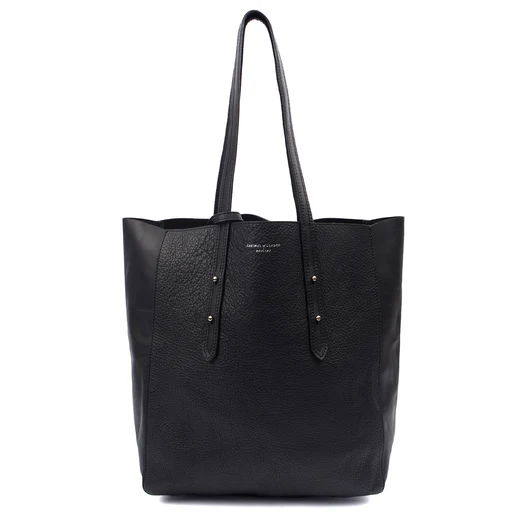 Picture of Aspinal of London Tote London Tote - Midi in Black, Leather
