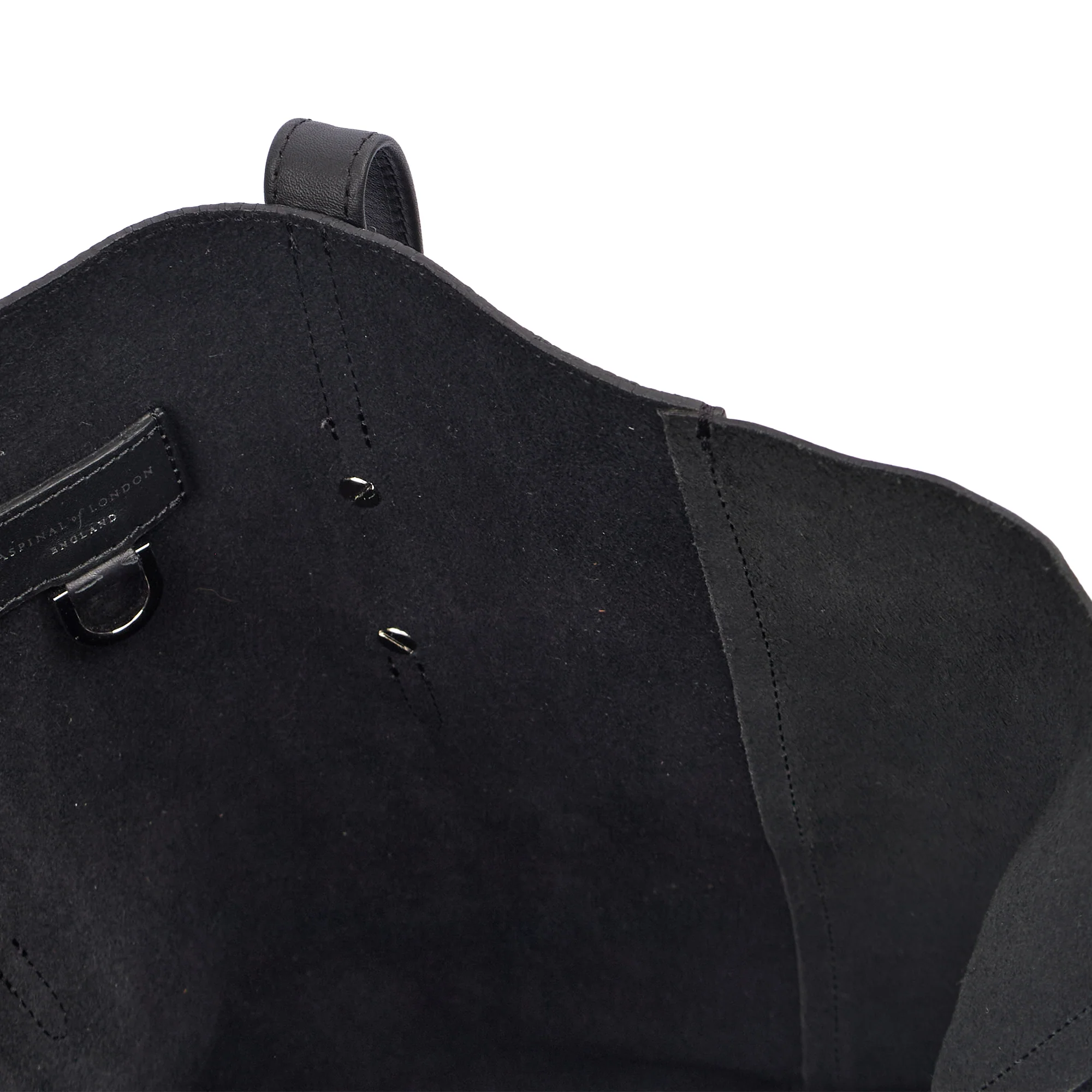 Picture of Aspinal of London Tote London Tote - Midi in Black, Leather