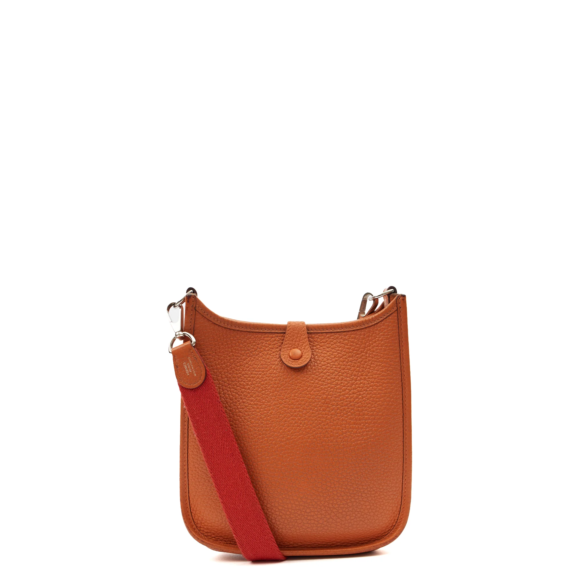 Picture of Hermes Cross Body Evelyne 16 in Classic Orange, Clemence Leather