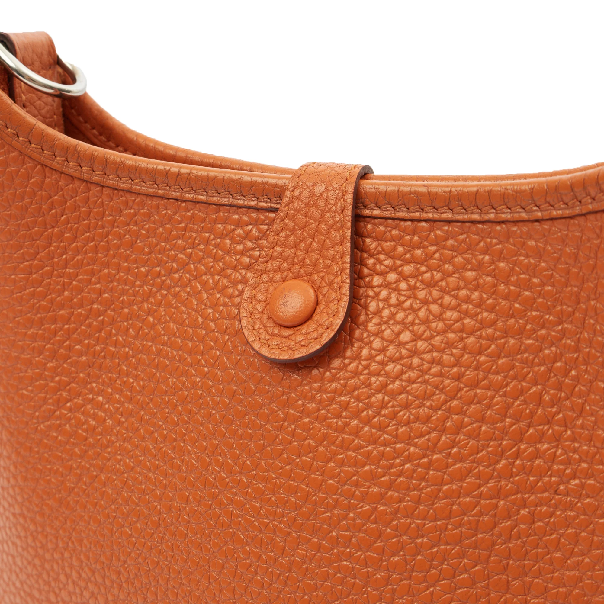 Picture of Hermes Cross Body Evelyne 16 in Classic Orange, Clemence Leather