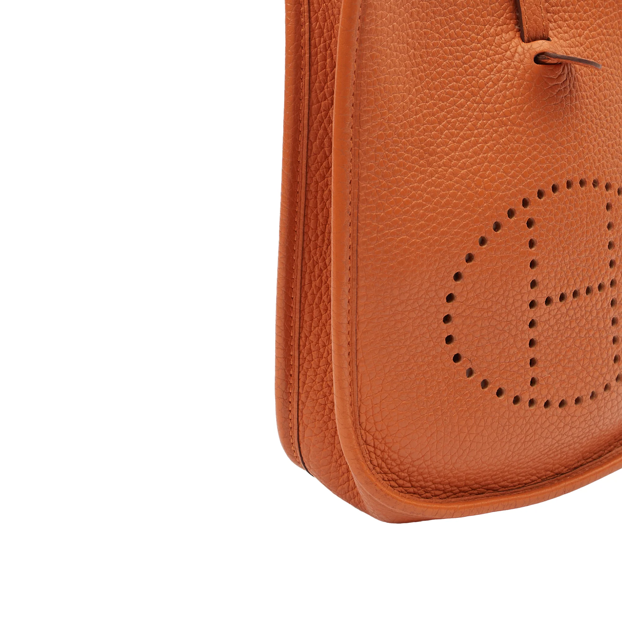 Picture of Hermes Cross Body Evelyne 16 in Classic Orange, Clemence Leather
