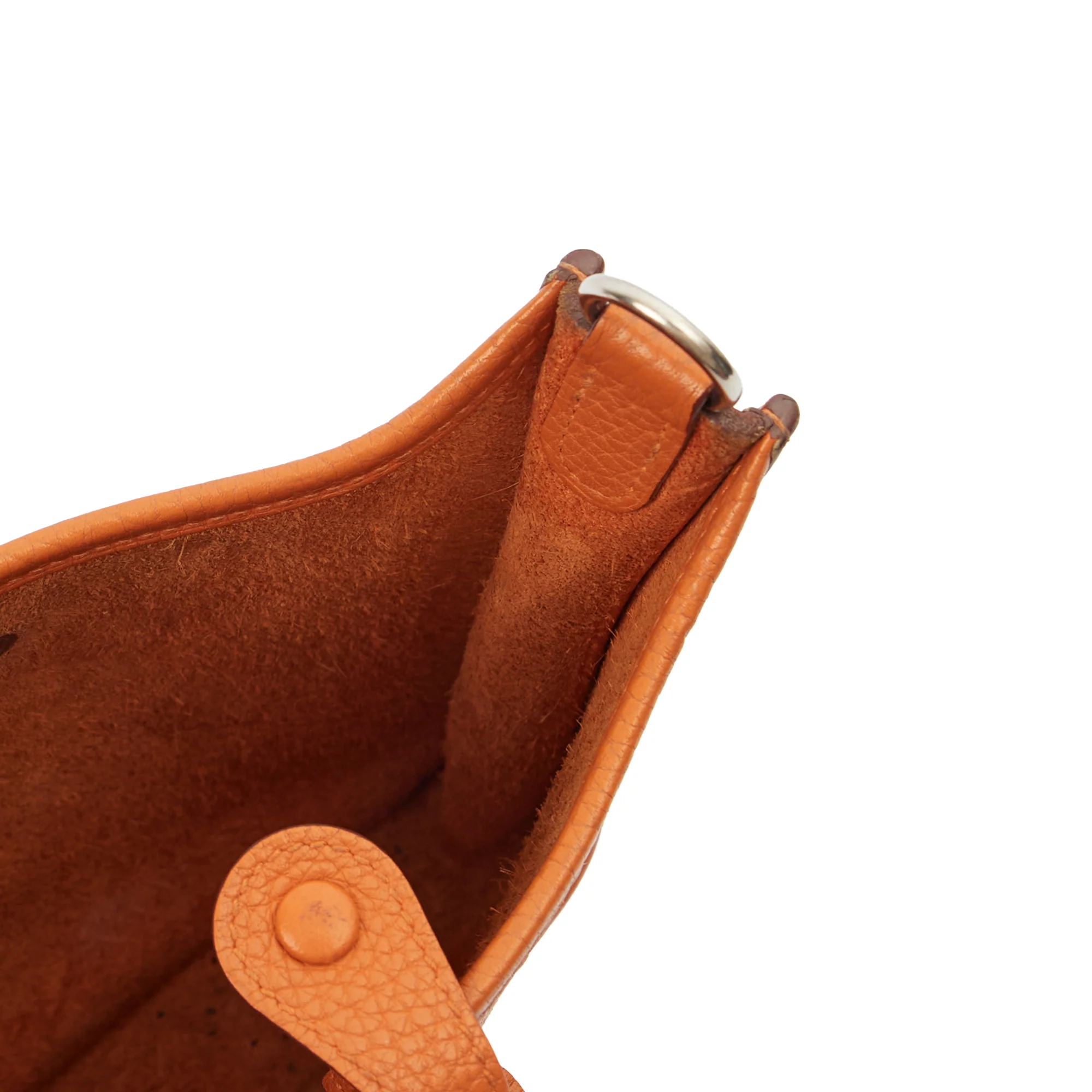 Picture of Hermes Cross Body Evelyne 16 in Classic Orange, Clemence Leather