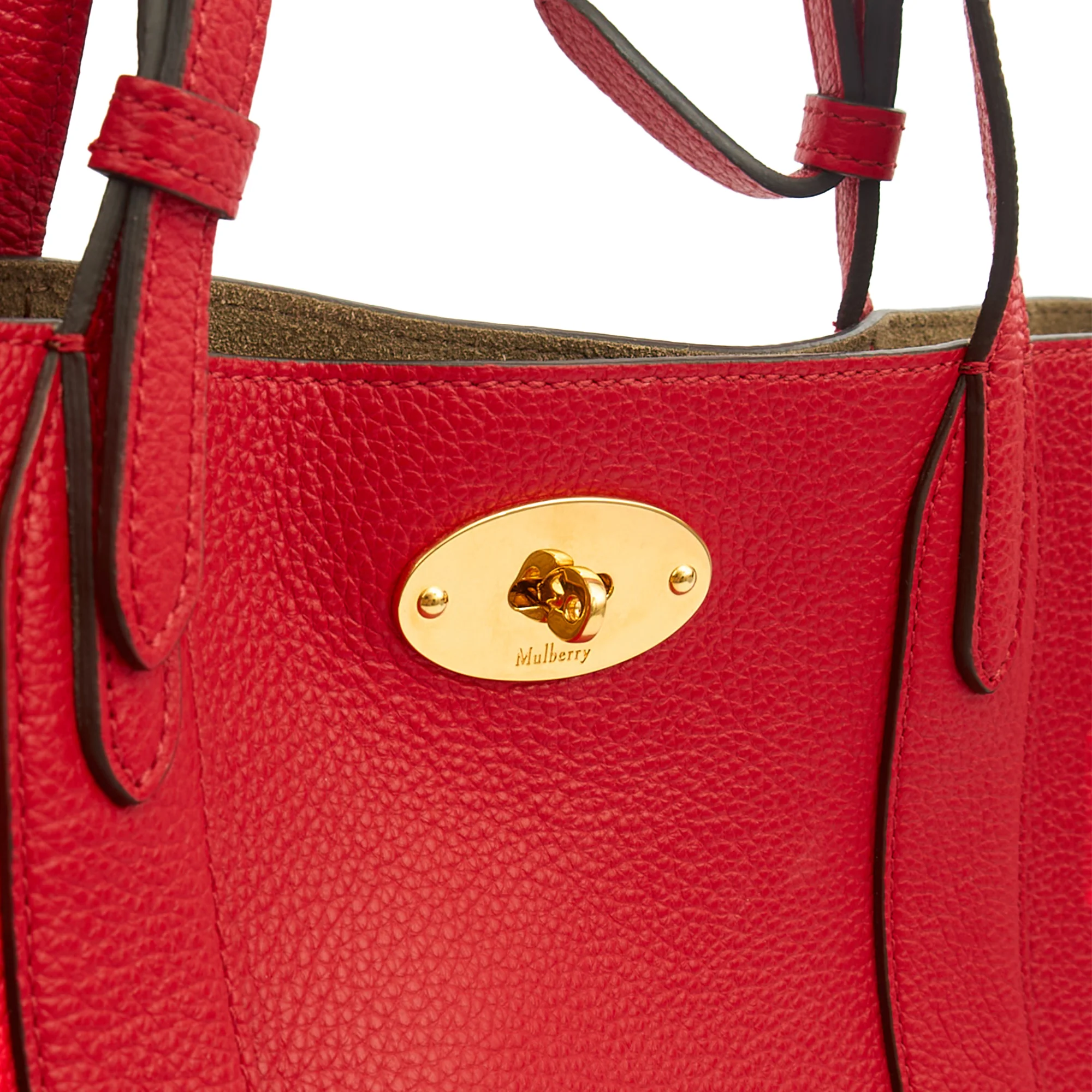 Picture of Mulberry Tote Bayswater Tote - Small in Scarlet Red, Leather