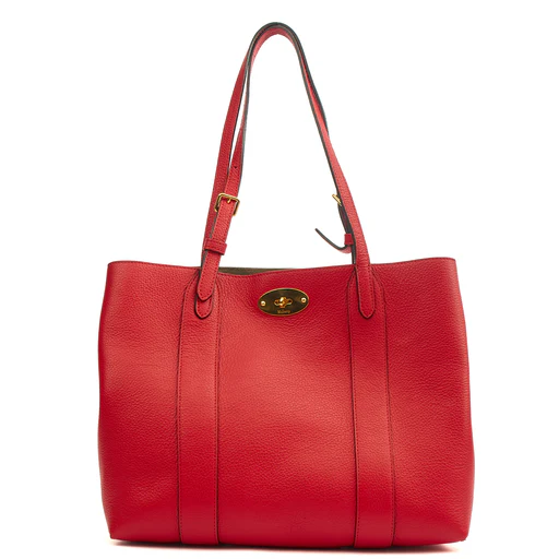 Picture of Mulberry Tote Bayswater Tote - Small in Scarlet Red, Leather