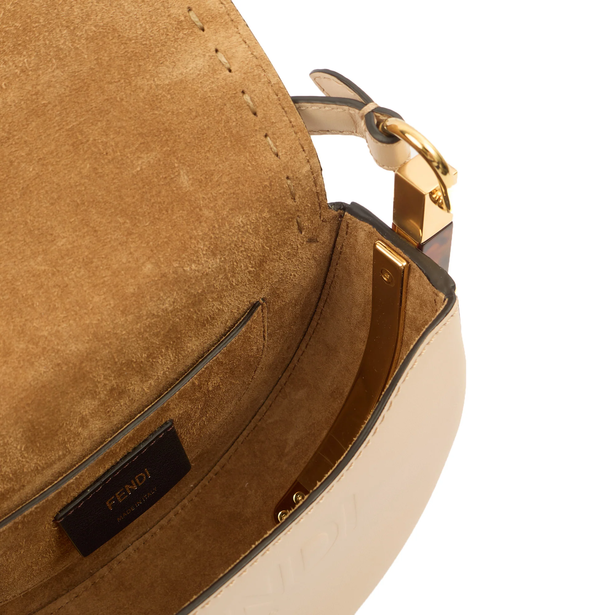 Picture of Fendi Cross Body Moonlight in Neutral, Leather