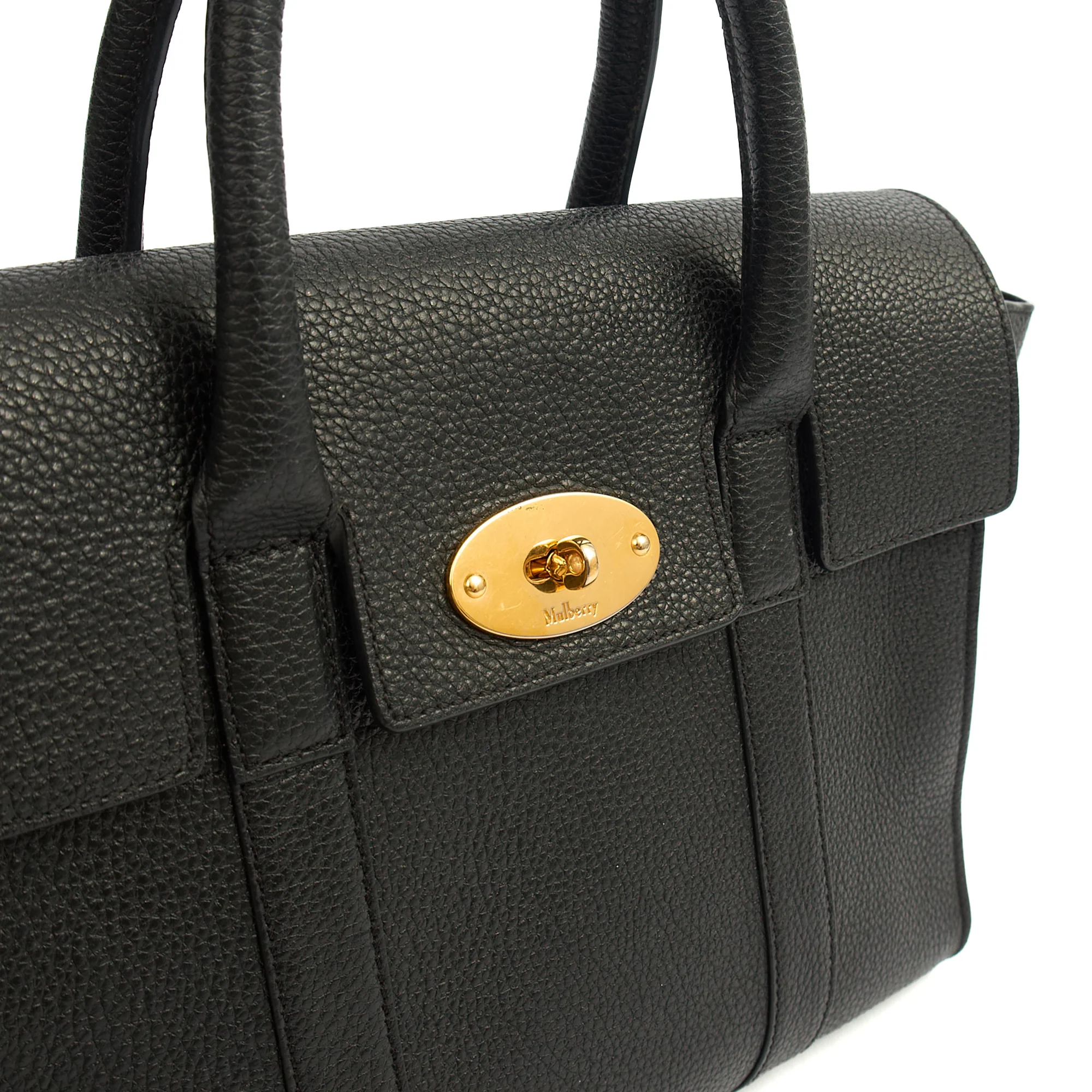 Picture of Mulberry Cross Body Bayswater with Strap in Black, Leather