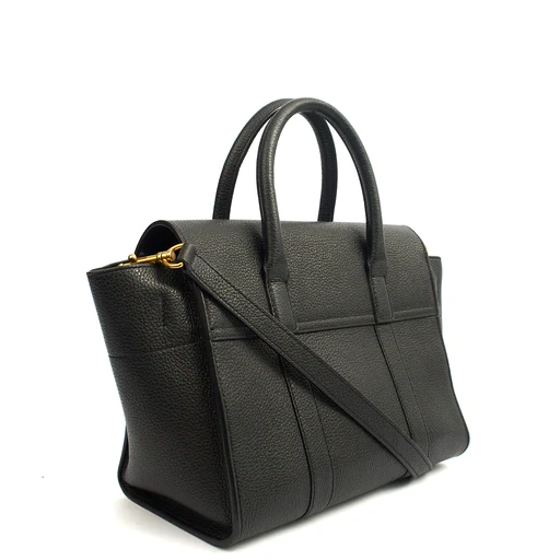 Picture of Mulberry Cross Body Bayswater with Strap in Black, Leather