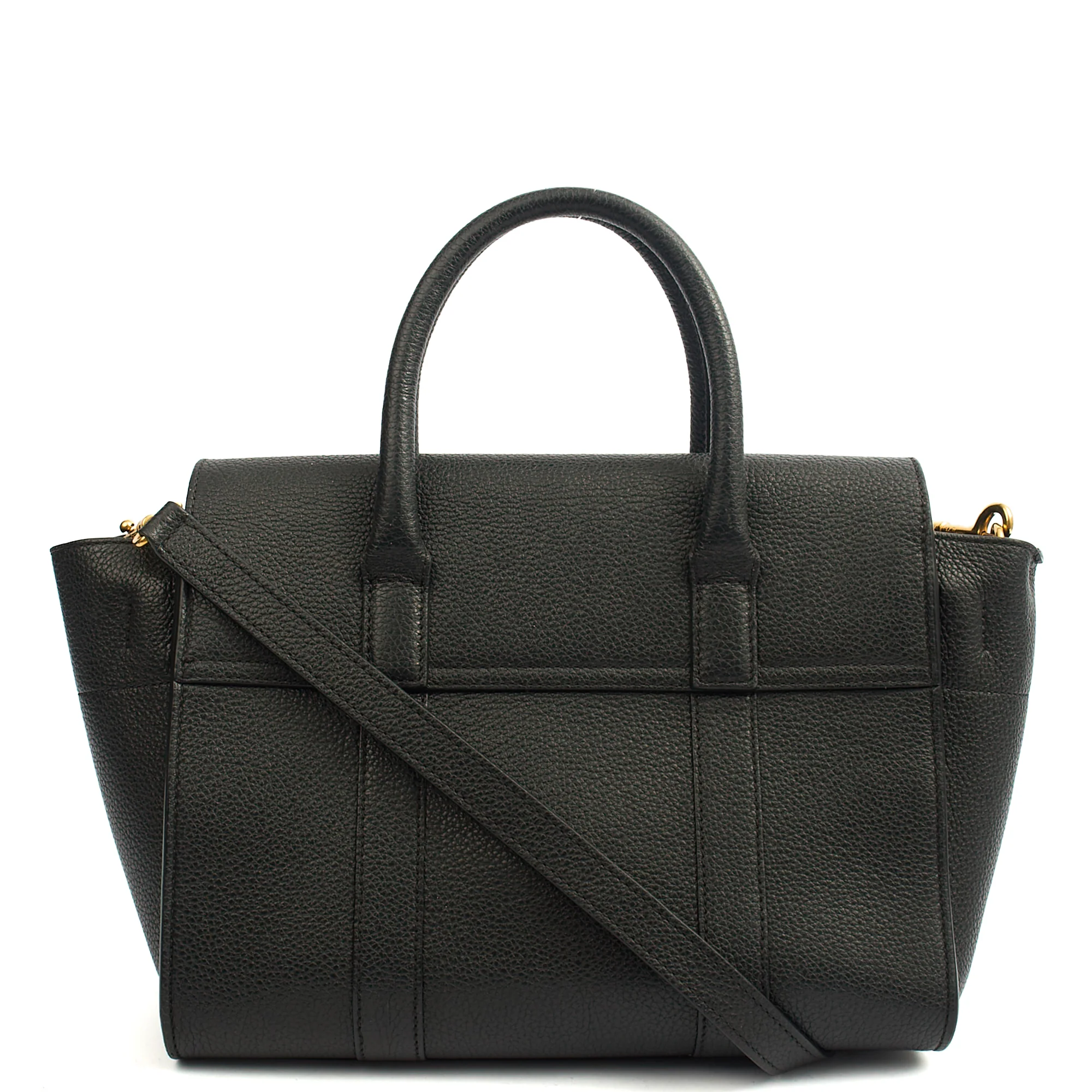 Picture of Mulberry Cross Body Bayswater with Strap in Black, Leather