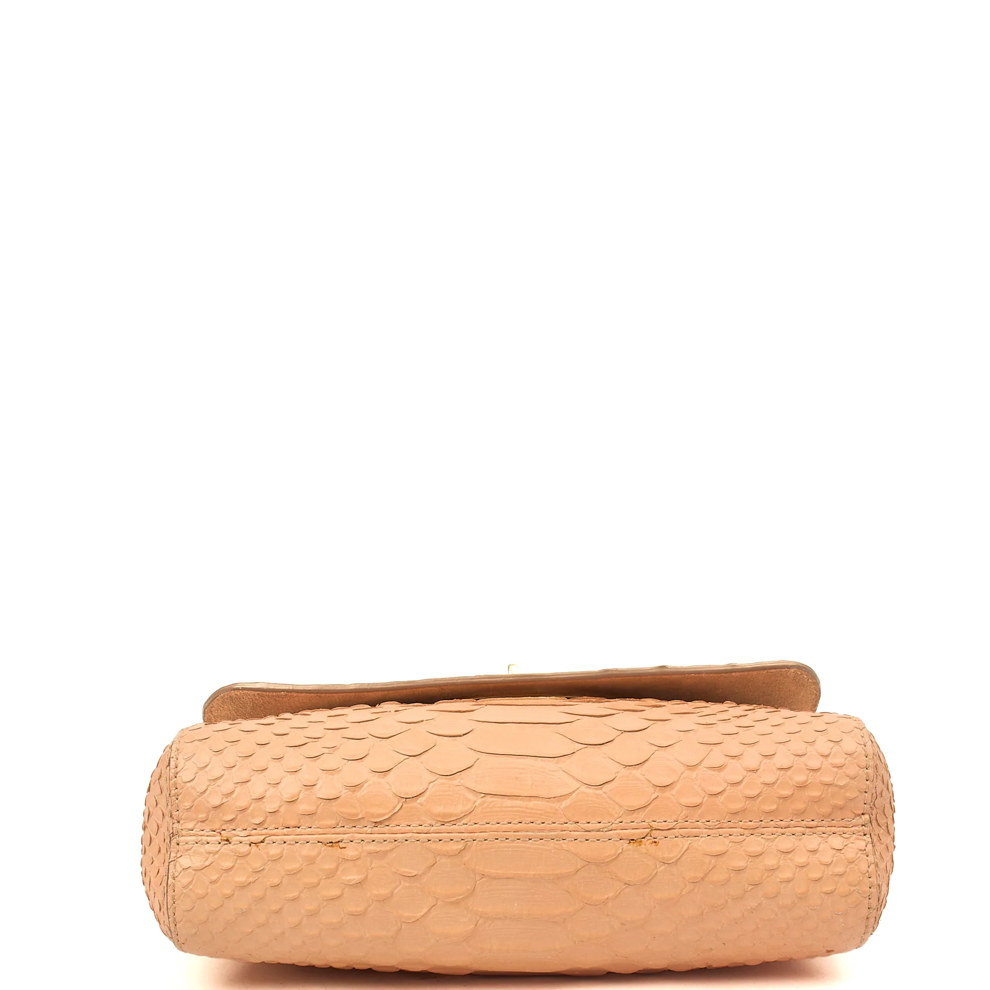 Picture of Mulberry Shoulder Bag Cecily  in Coral Orange, Exotic Effect Leather