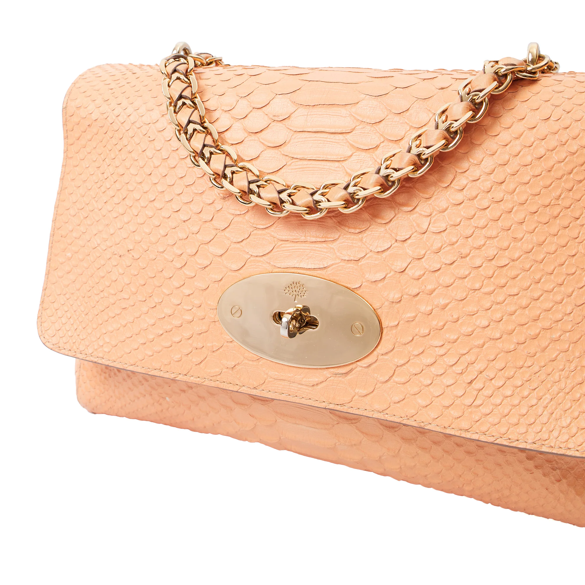 Picture of Mulberry Cross Body Cecily  in Plaster Pink, Exotic Effect Leather