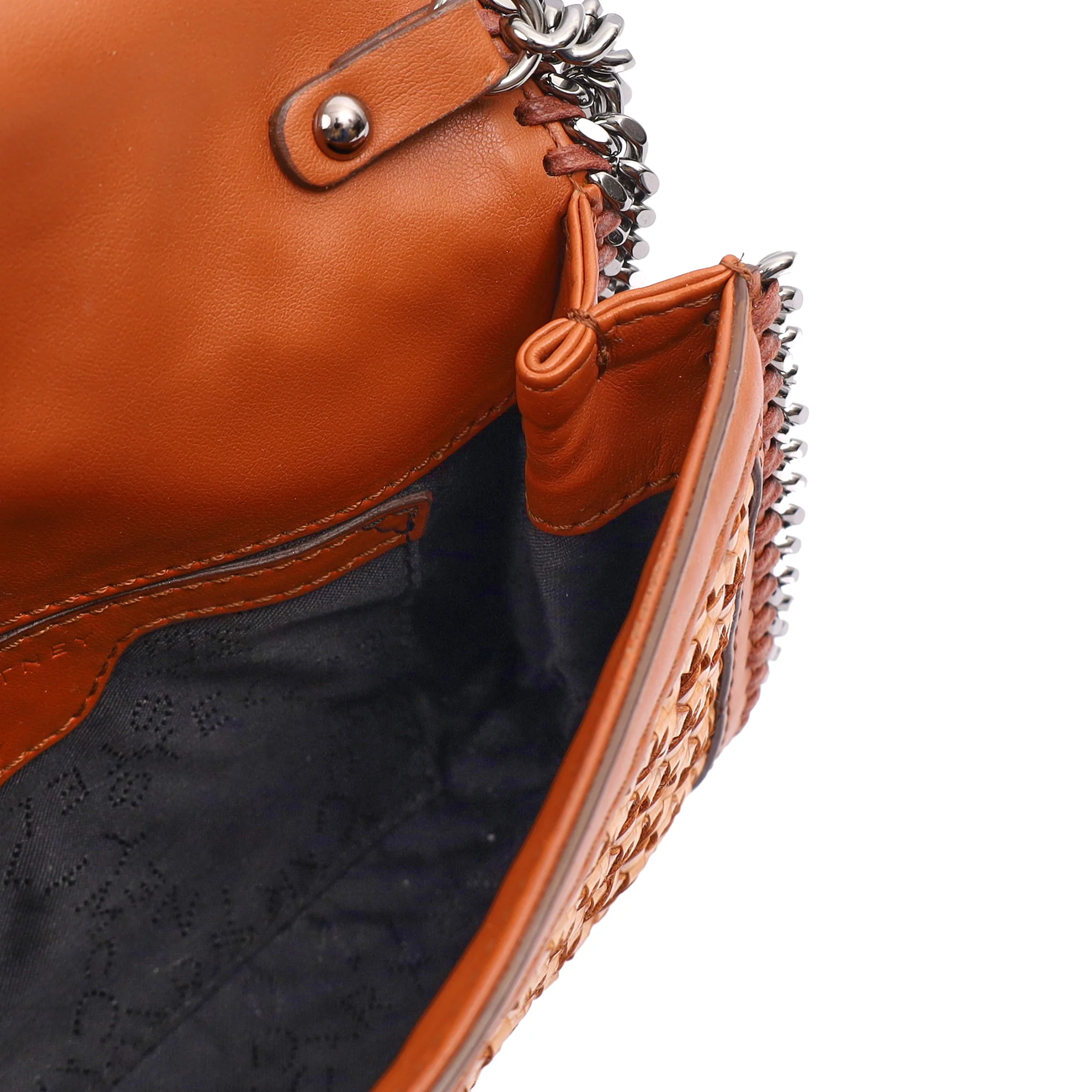 Picture of Stella McCartney Shoulder Bag Falabella Clutch in Orange, Leather