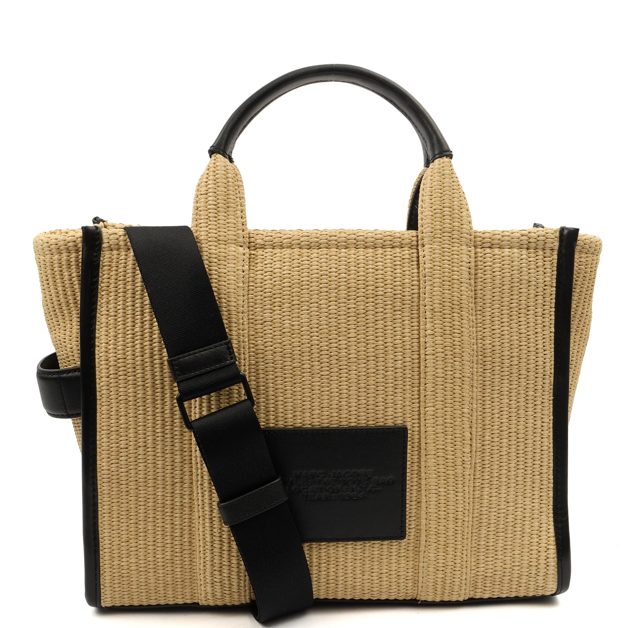 Picture of Marc Jacobs Tote The Tote Bag in Neutral, Raffia