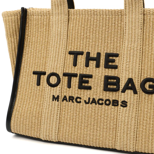 Picture of Marc Jacobs Tote The Tote Bag in Neutral, Raffia