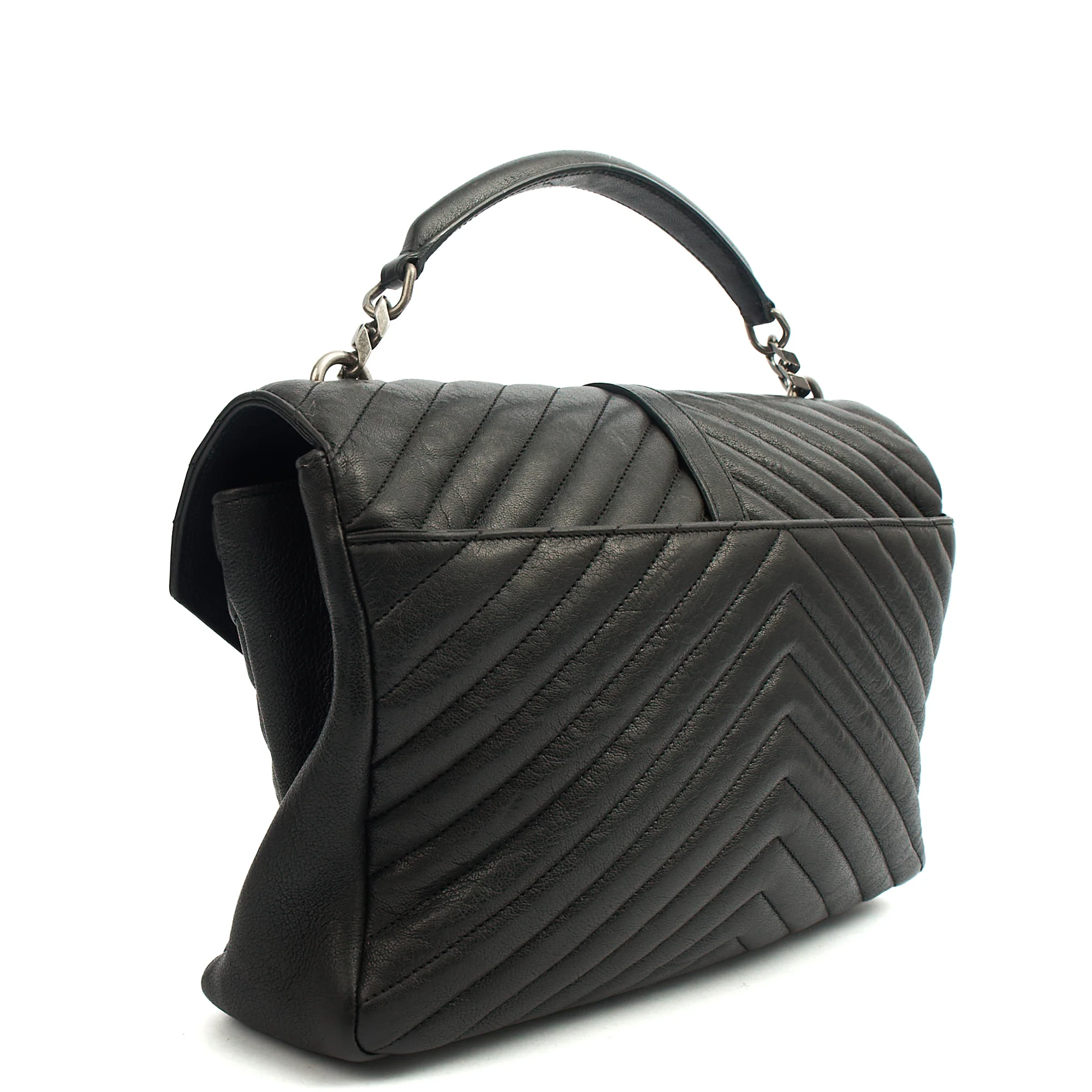 Picture of Saint Laurent Cross Body College - Large in Black, Leather