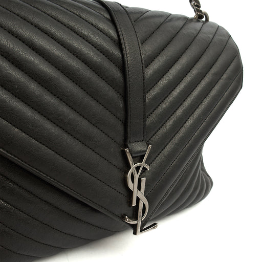 Picture of Saint Laurent Cross Body College - Large in Black, Leather