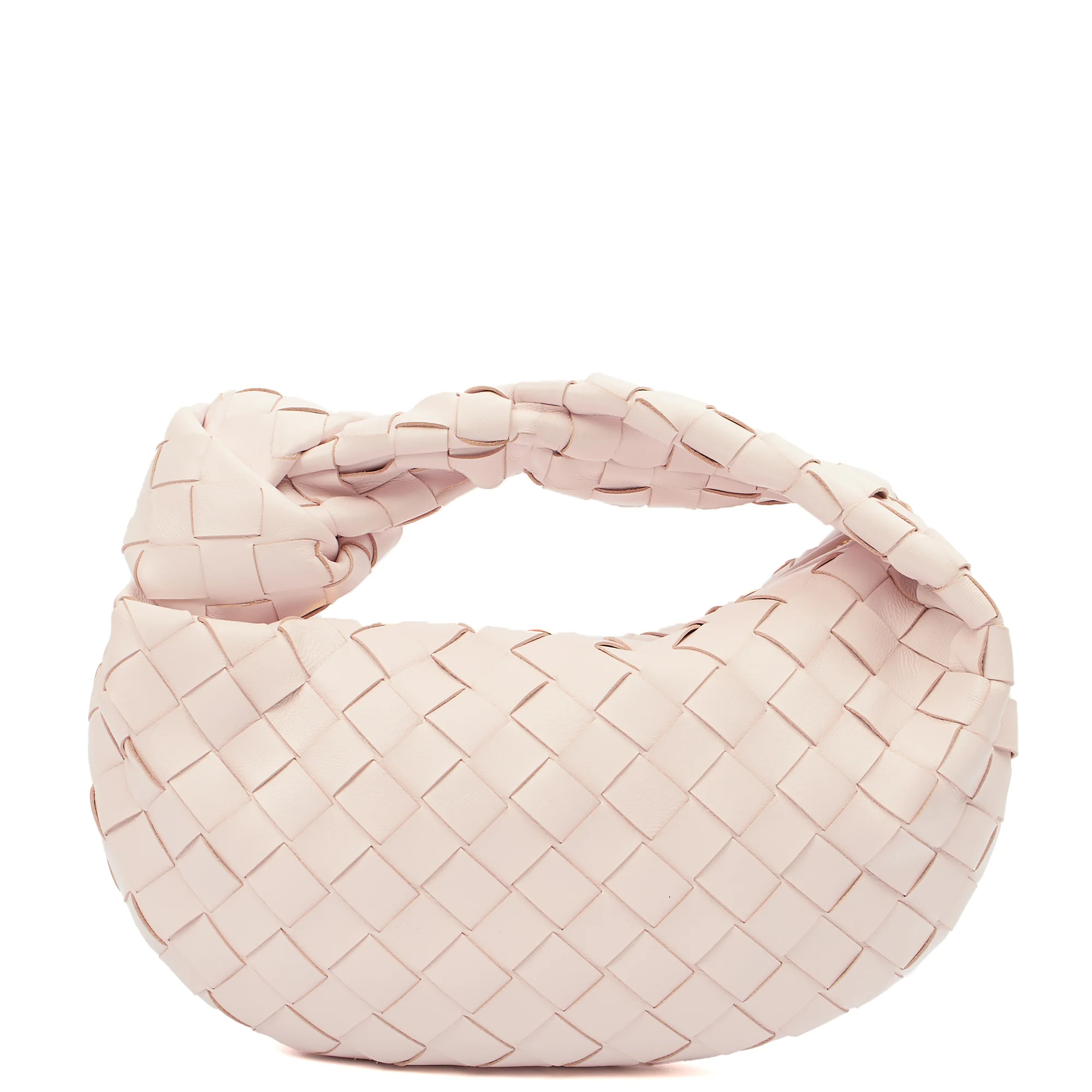 Picture of Bottega Veneta Top Handle Jodie - Mini in Pink, Intrecciato Nappa