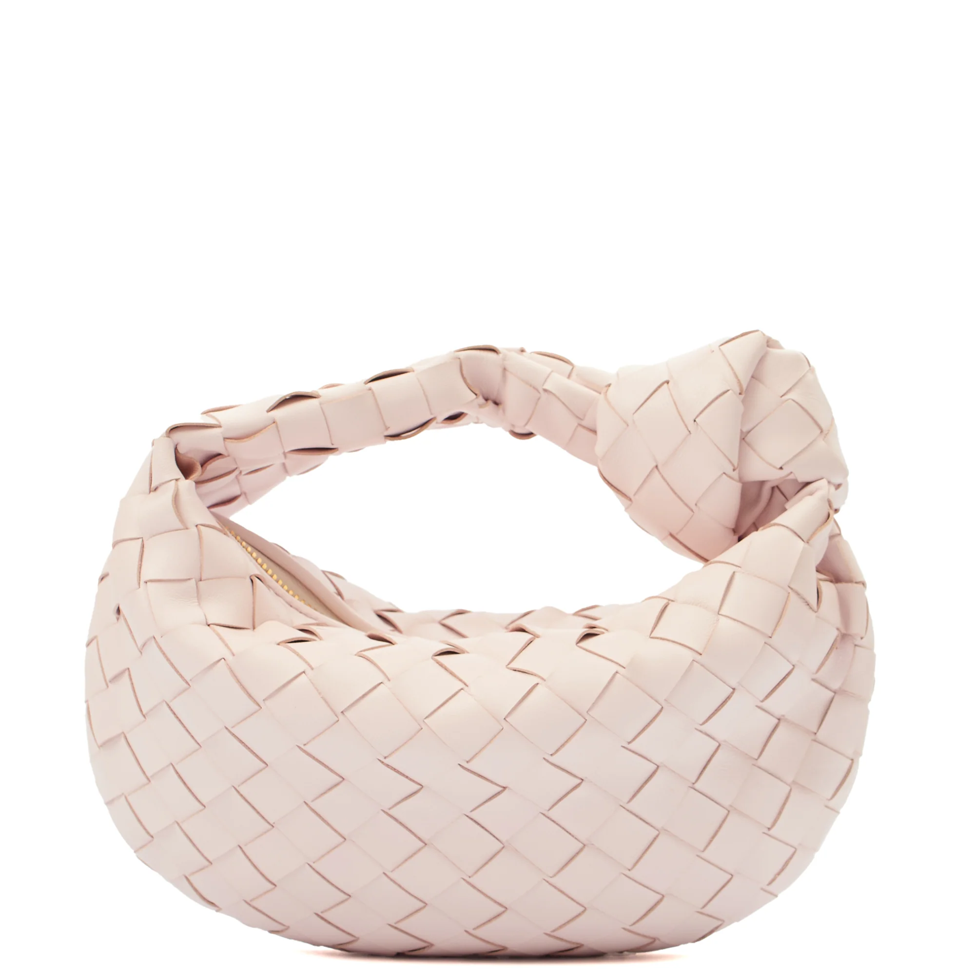 Picture of Bottega Veneta Top Handle Jodie - Mini in Pink, Intrecciato Nappa