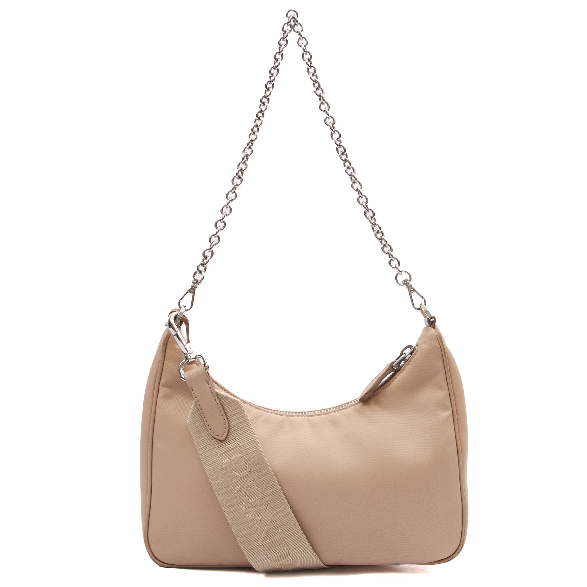 Picture of Prada Cross Body Re-Edition 2005 Re-Nylon Bag in Neutral, Nylon