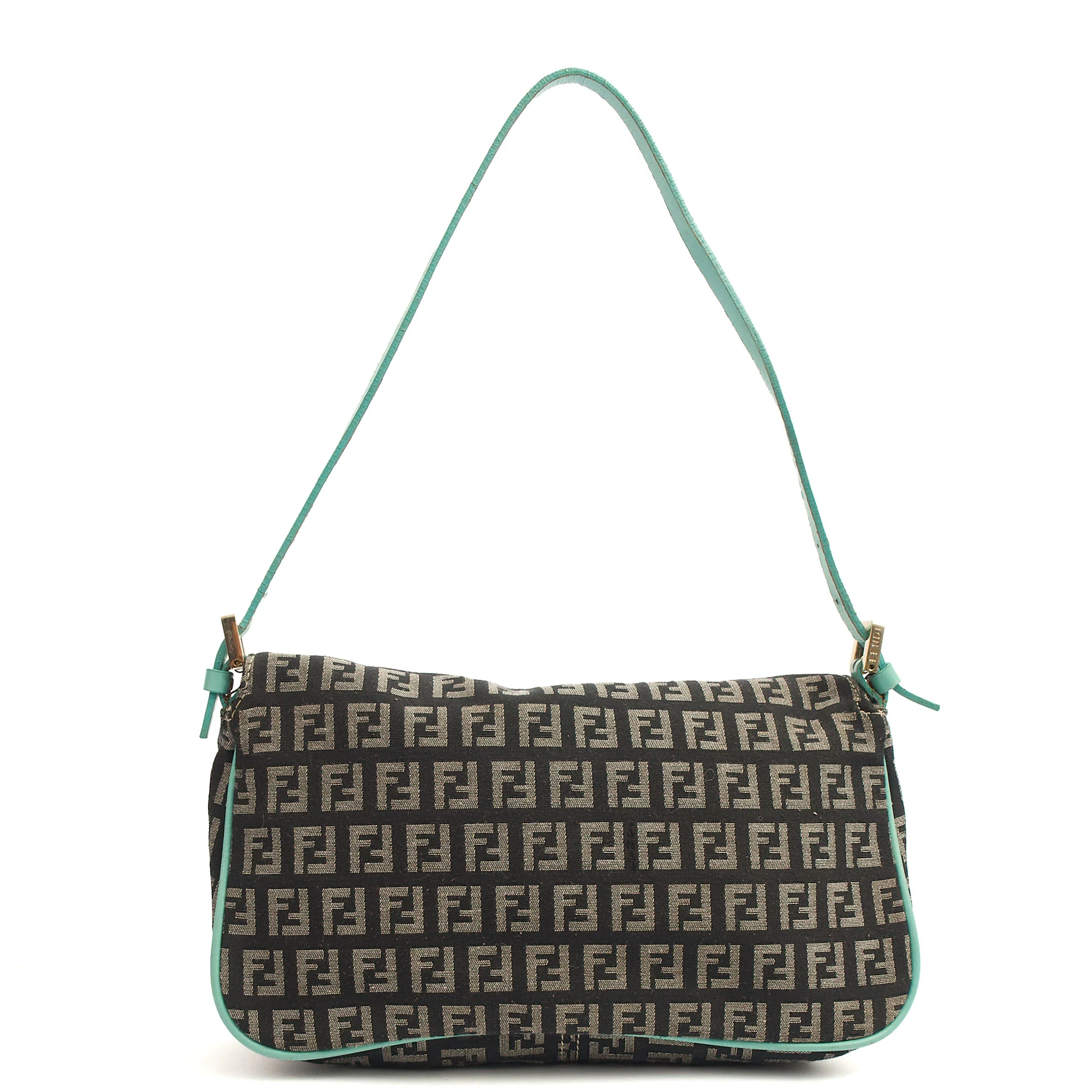 Picture of Fendi Shoulder Bag Vintage Zucca Shoulder Bag in Blue, Canvas