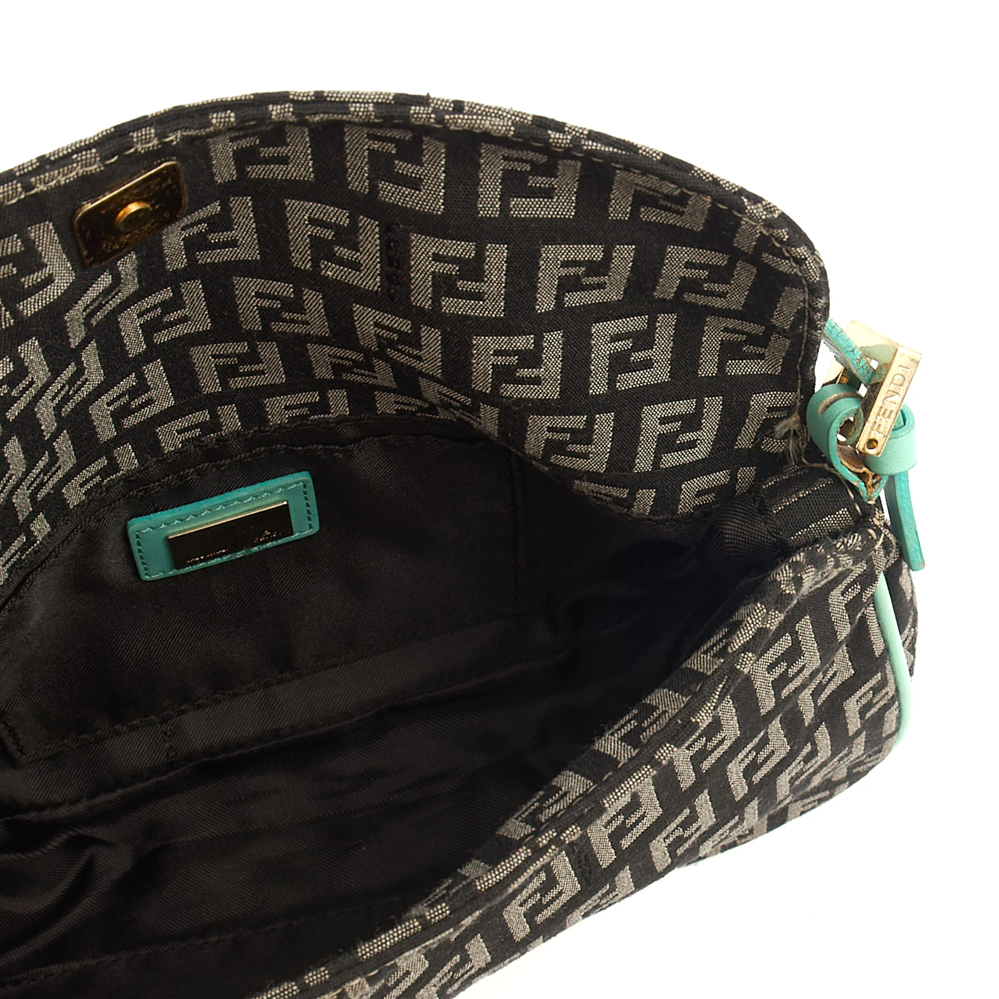 Picture of Fendi Shoulder Bag Vintage Zucca Shoulder Bag in Blue, Canvas