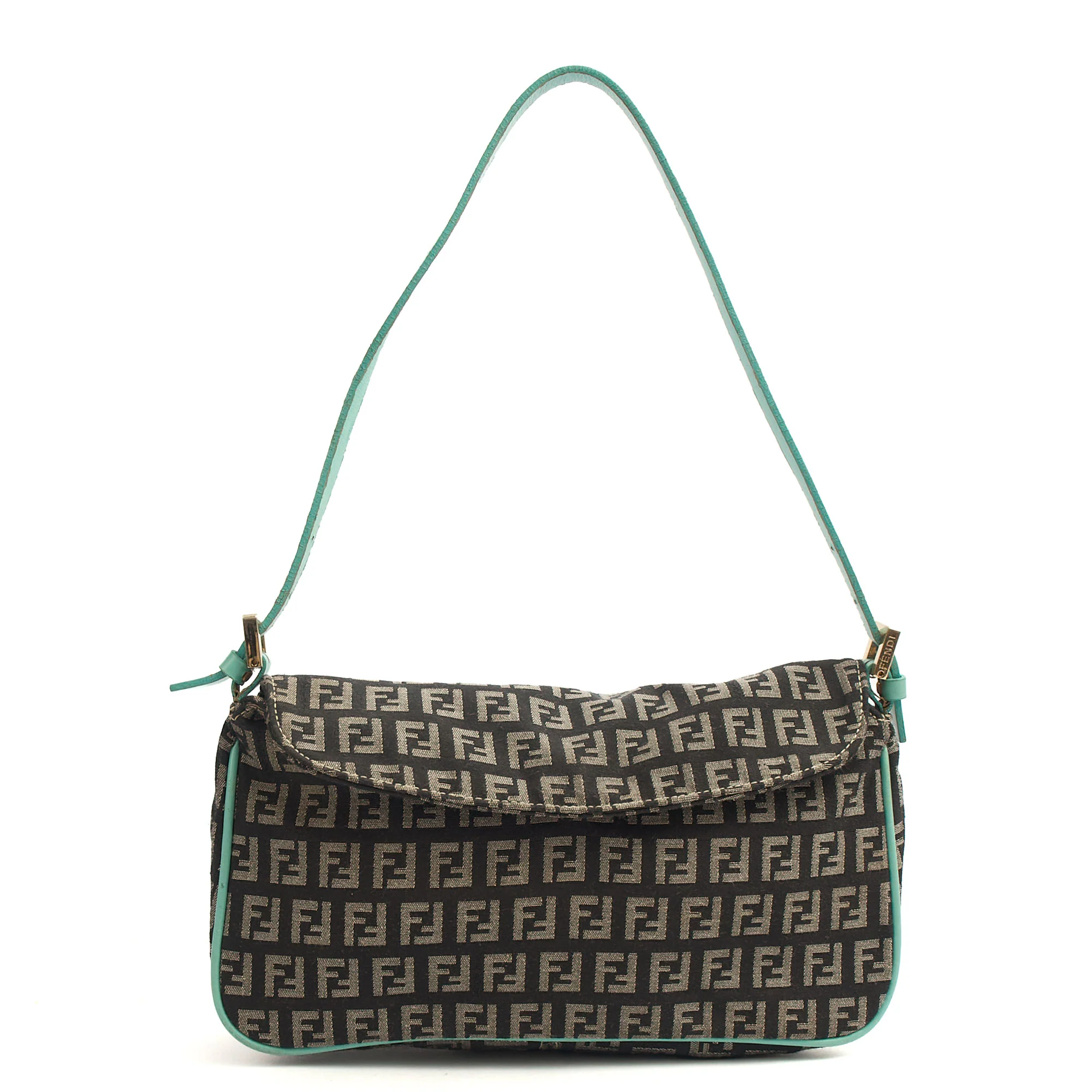 Picture of Fendi Shoulder Bag Vintage Zucca Shoulder Bag in Blue, Canvas