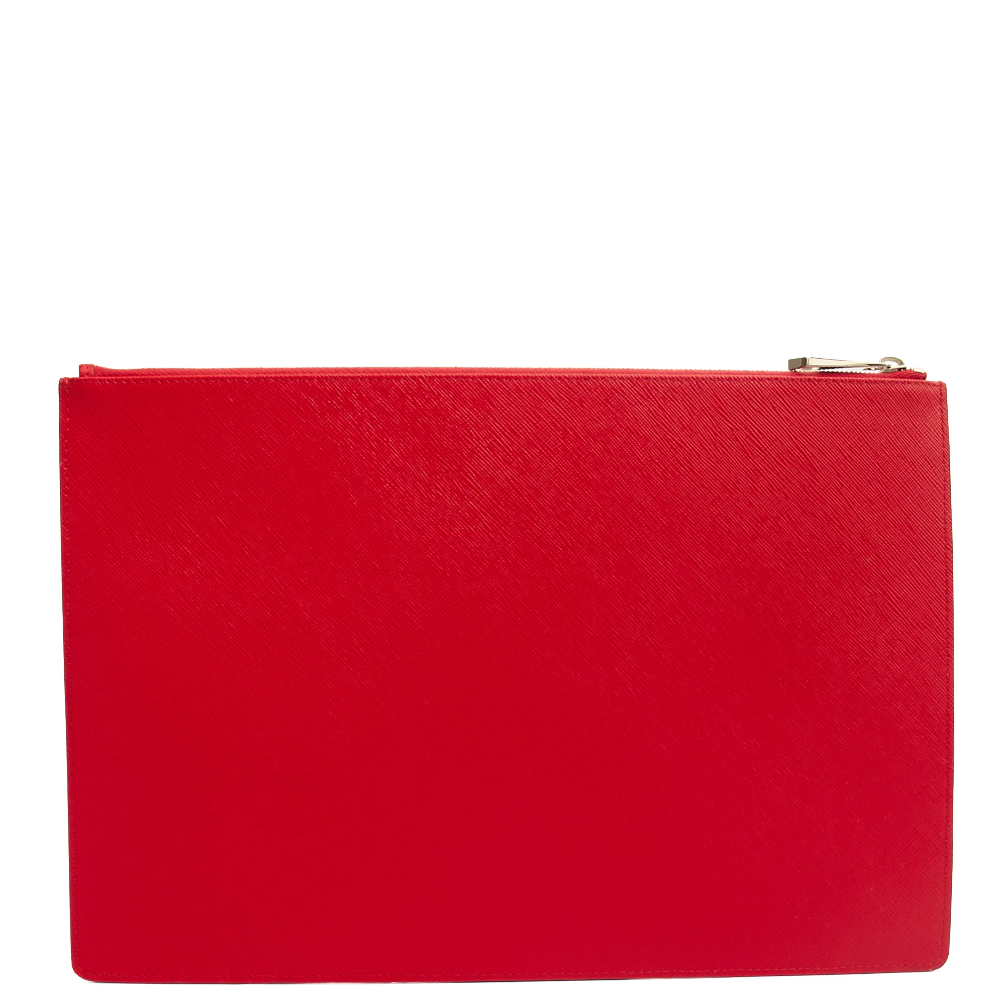 Picture of Givenchy Clutch Zip Pouch in Red, Box Calfskin