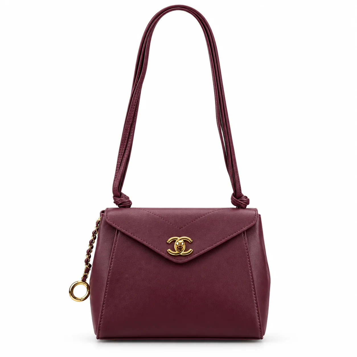 Chanel 26A Knotty Envelope Bag 6223 in Burgundy