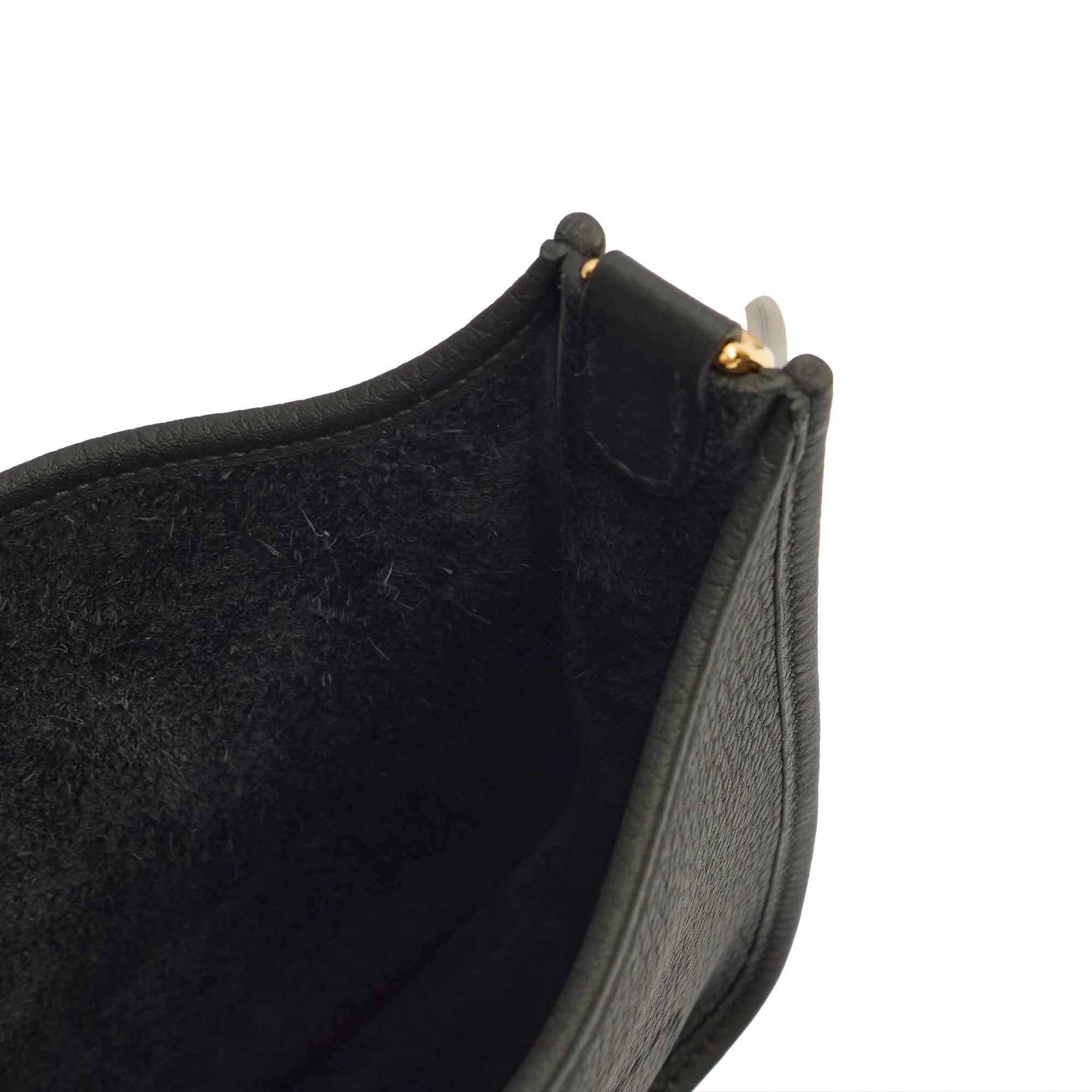 Picture of Hermes Cross Body Evelyne 16 in Black, Clemence Leather