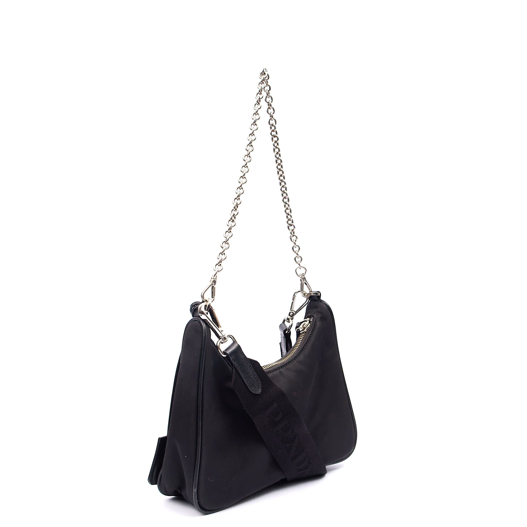 Picture of Prada Cross Body Re-Edition 2005 Re-Nylon Bag in Black, Nylon