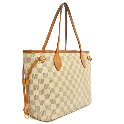 Picture of Louis Vuitton Tote Neverfull PM in Damier Azur, Canvas
