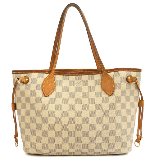 Picture of Louis Vuitton Tote Neverfull PM in Damier Azur, Canvas