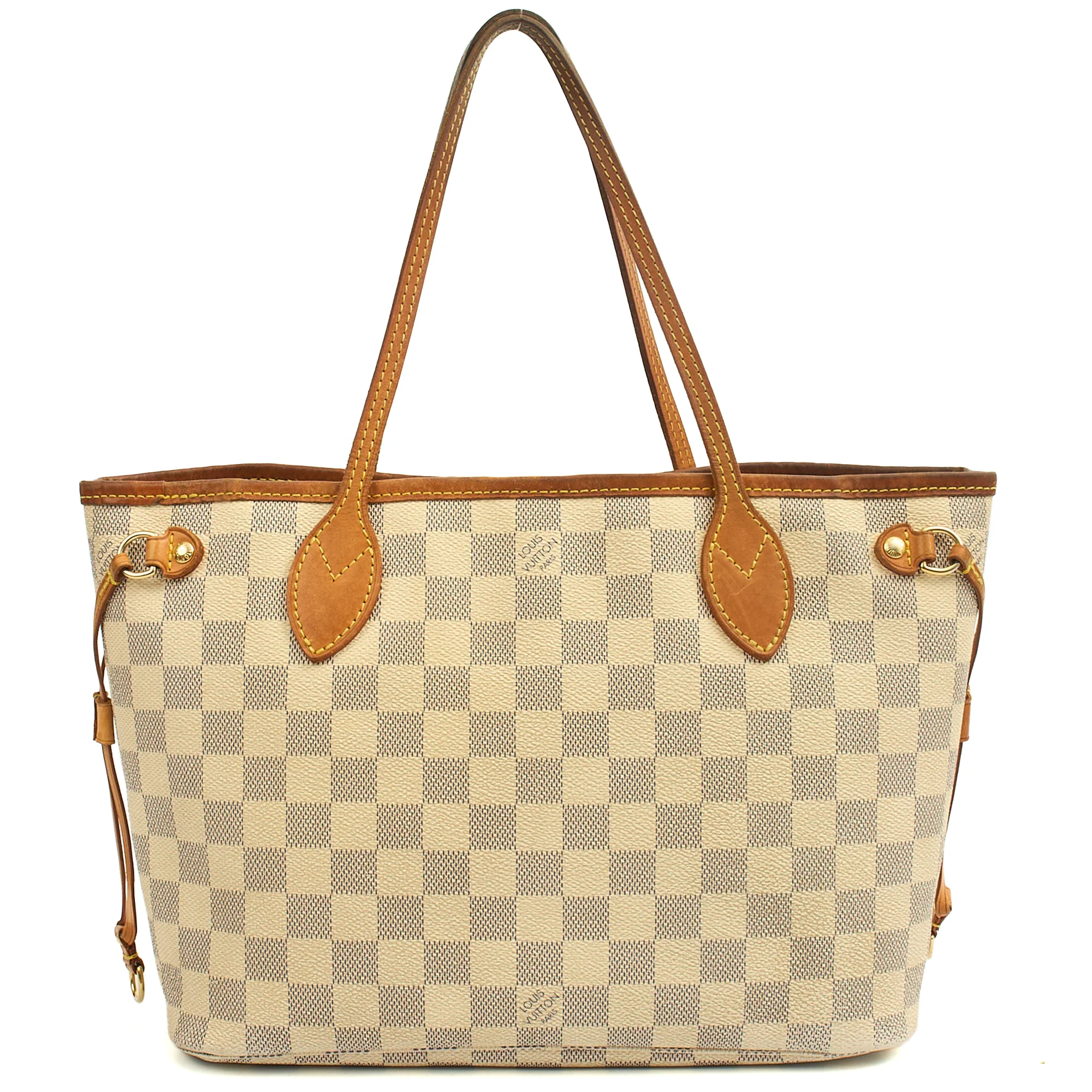 Picture of Louis Vuitton Tote Neverfull PM in Damier Azur, Canvas