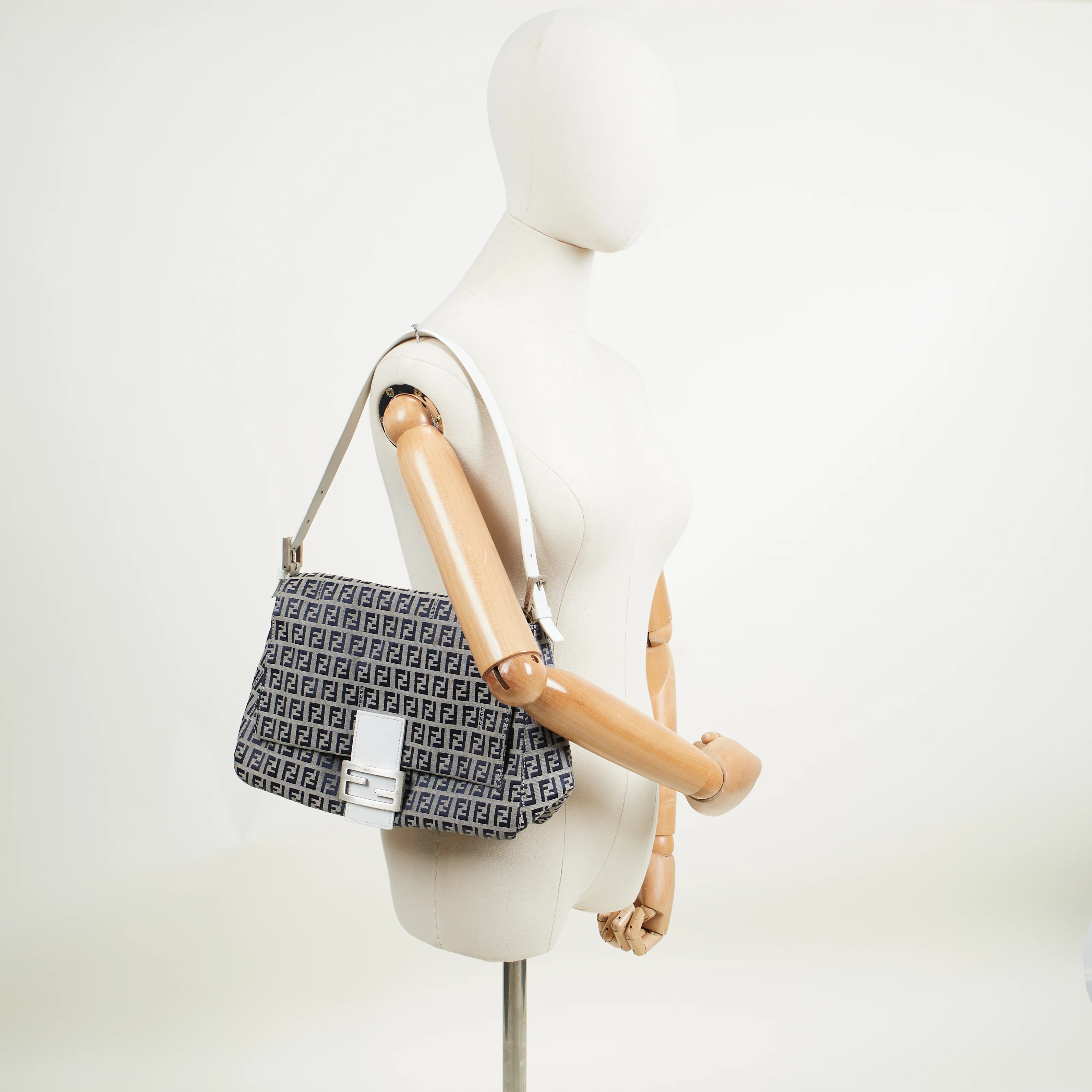 Picture of Fendi Shoulder Bag Mama in Zucca FF, Canvas