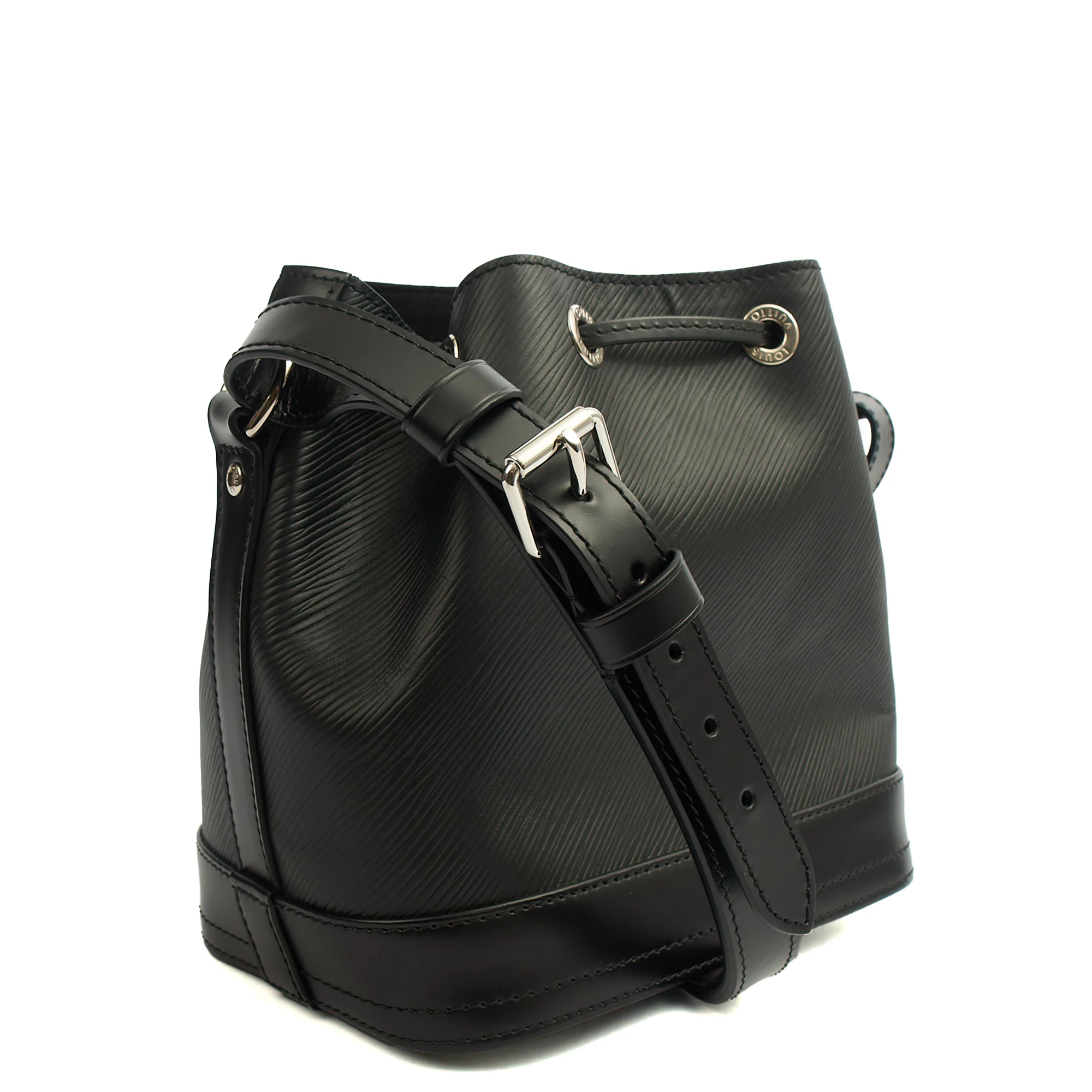 Picture of Louis Vuitton Bucket Bag Noe BB in Black, Epi Leather