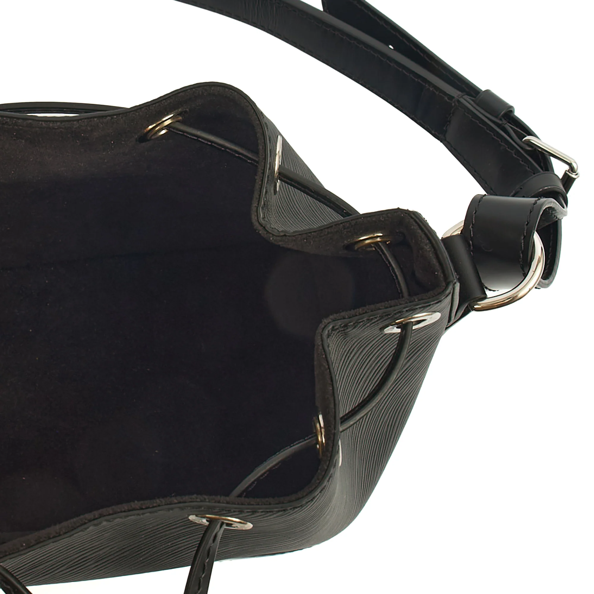 Picture of Louis Vuitton Bucket Bag Noe BB in Black, Epi Leather