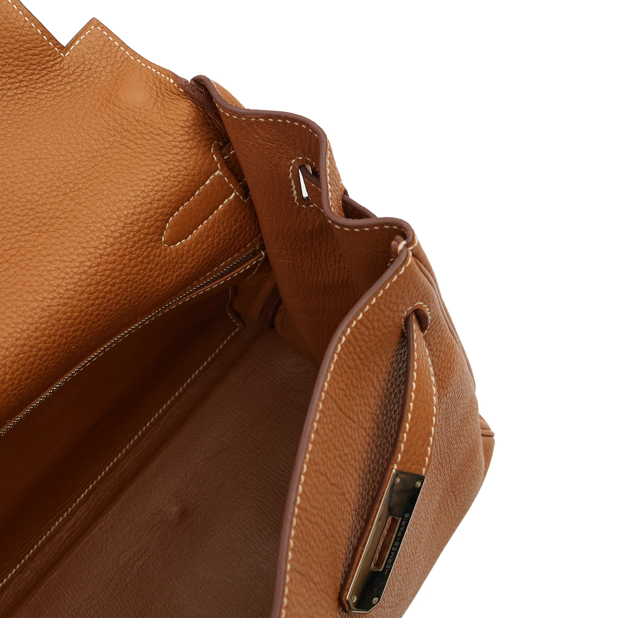 Picture of Hermes Top Handle Kelly 35 in Gold, Togo Leather