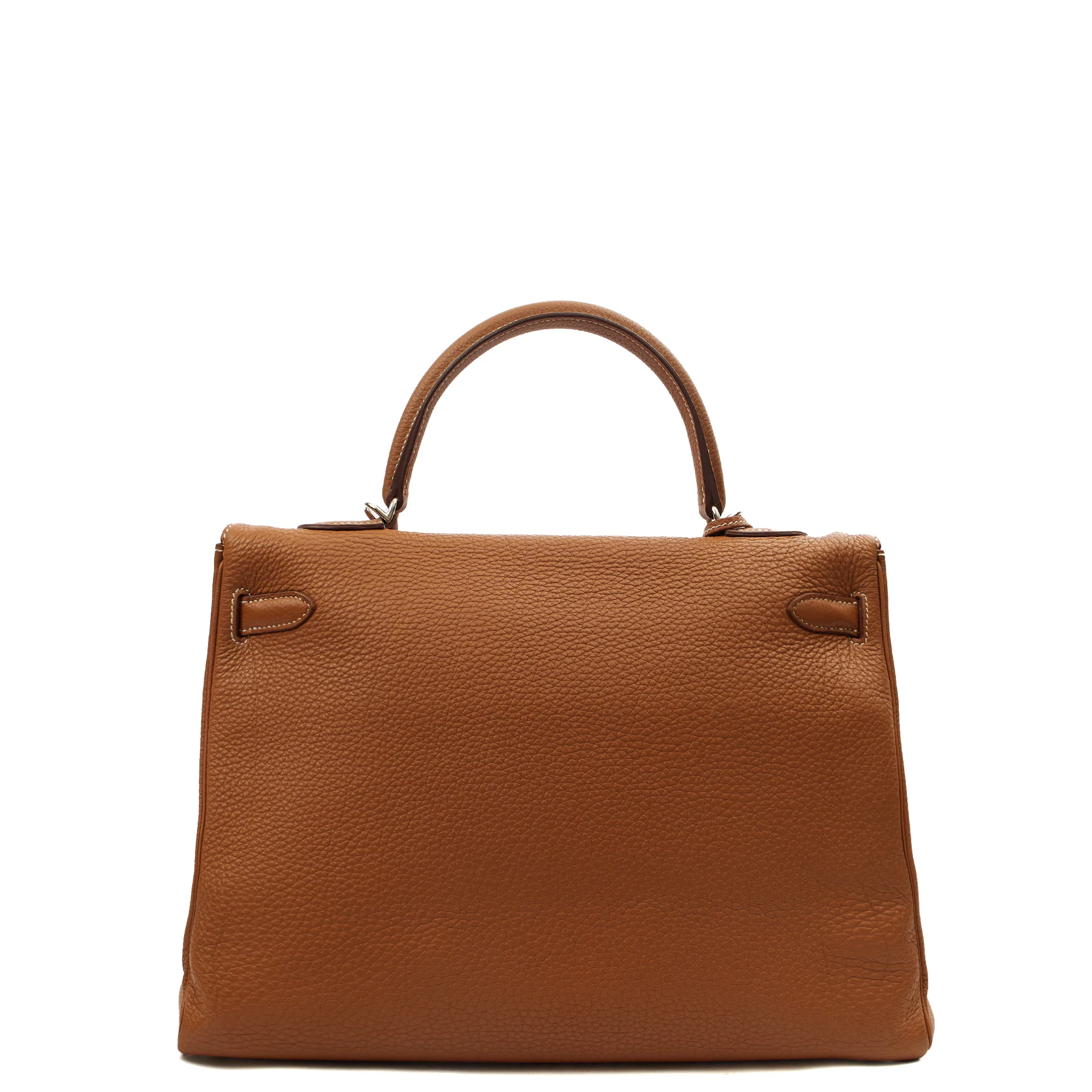 Picture of Hermes Top Handle Kelly 35 in Gold, Togo Leather