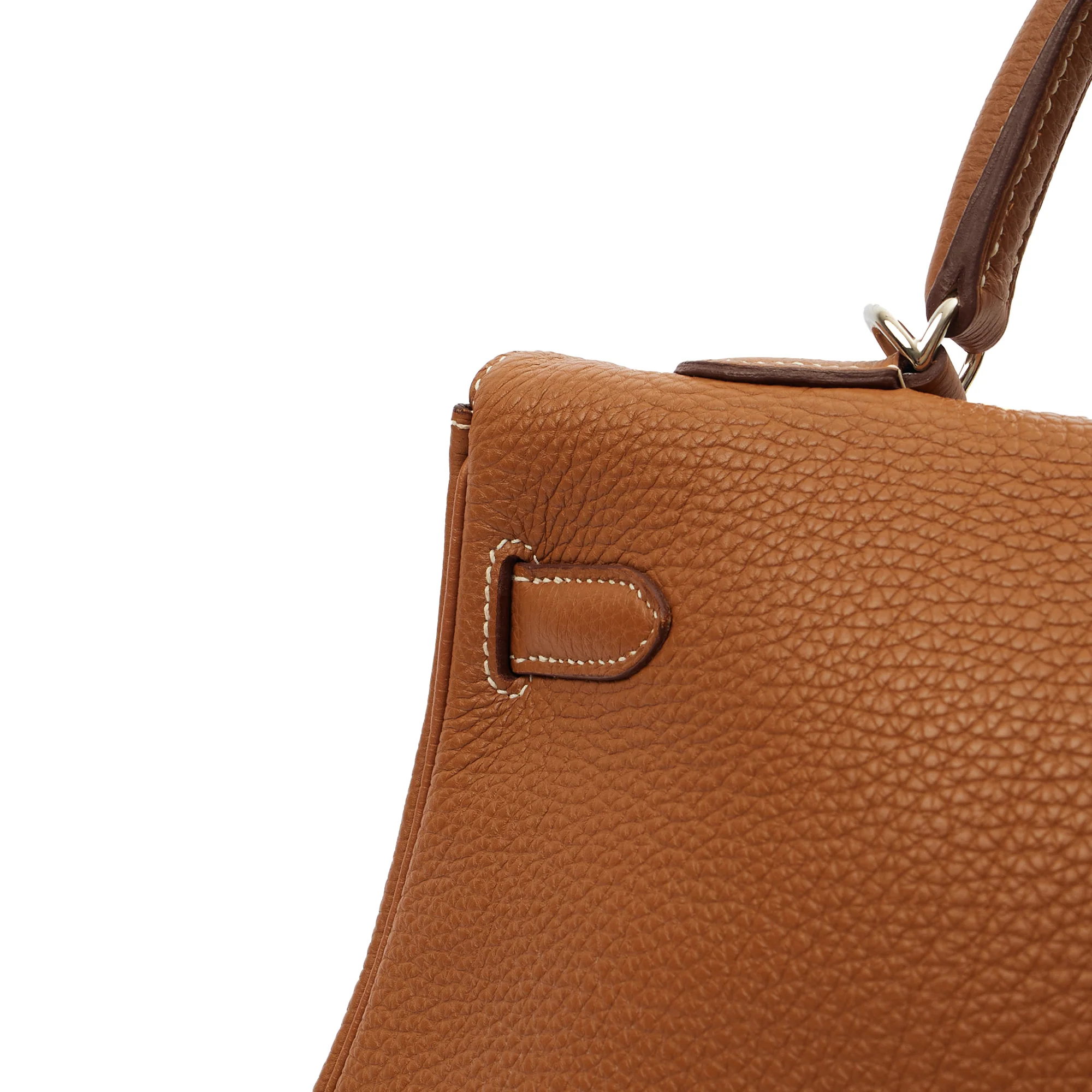 Picture of Hermes Top Handle Kelly 35 in Gold, Togo Leather
