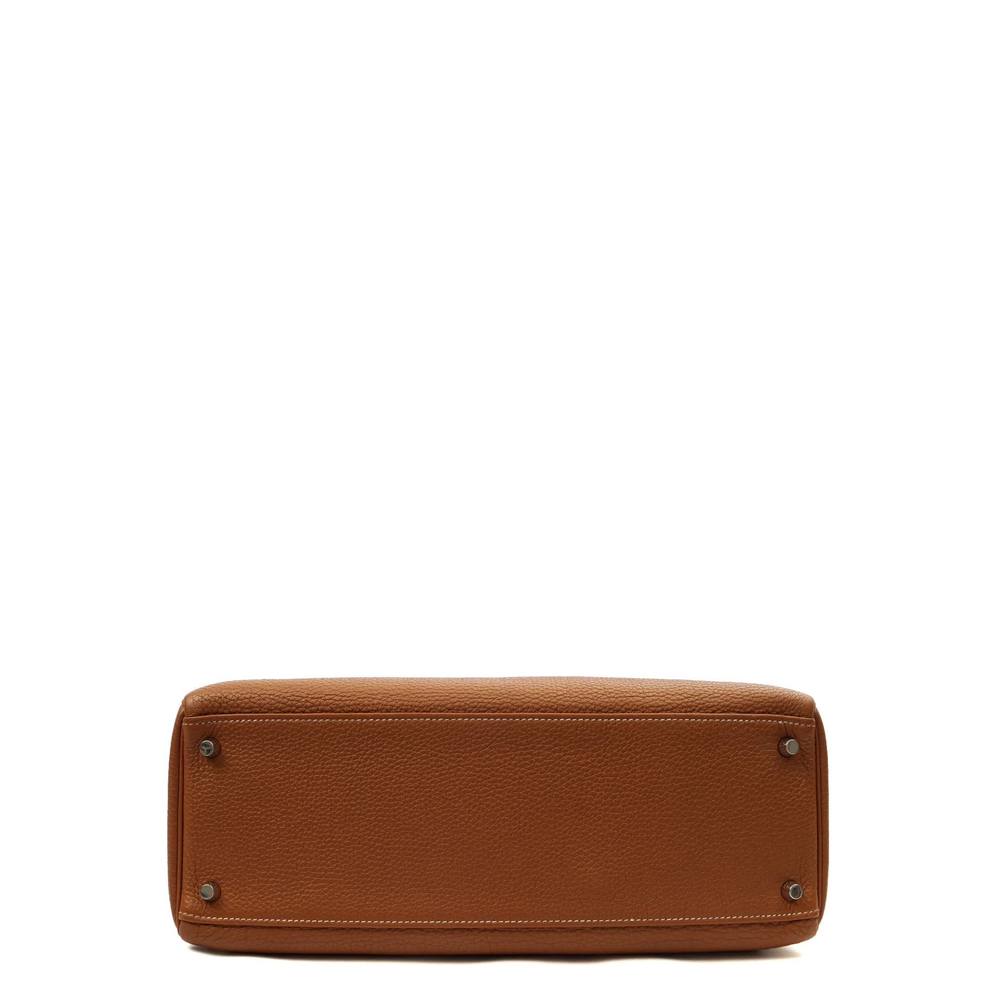 Picture of Hermes Top Handle Kelly 35 in Gold, Togo Leather