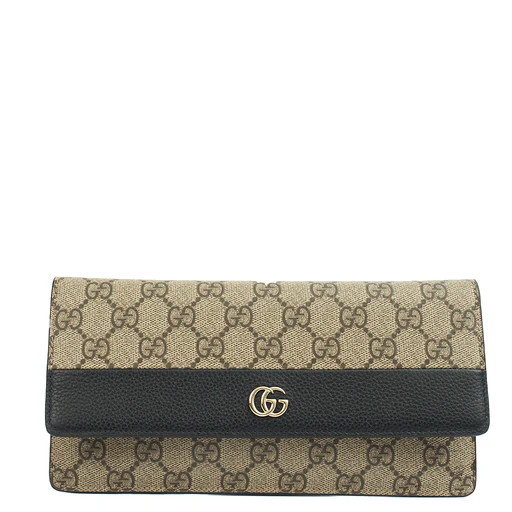Picture of Gucci Purse Wallet in GG Supreme, Leather