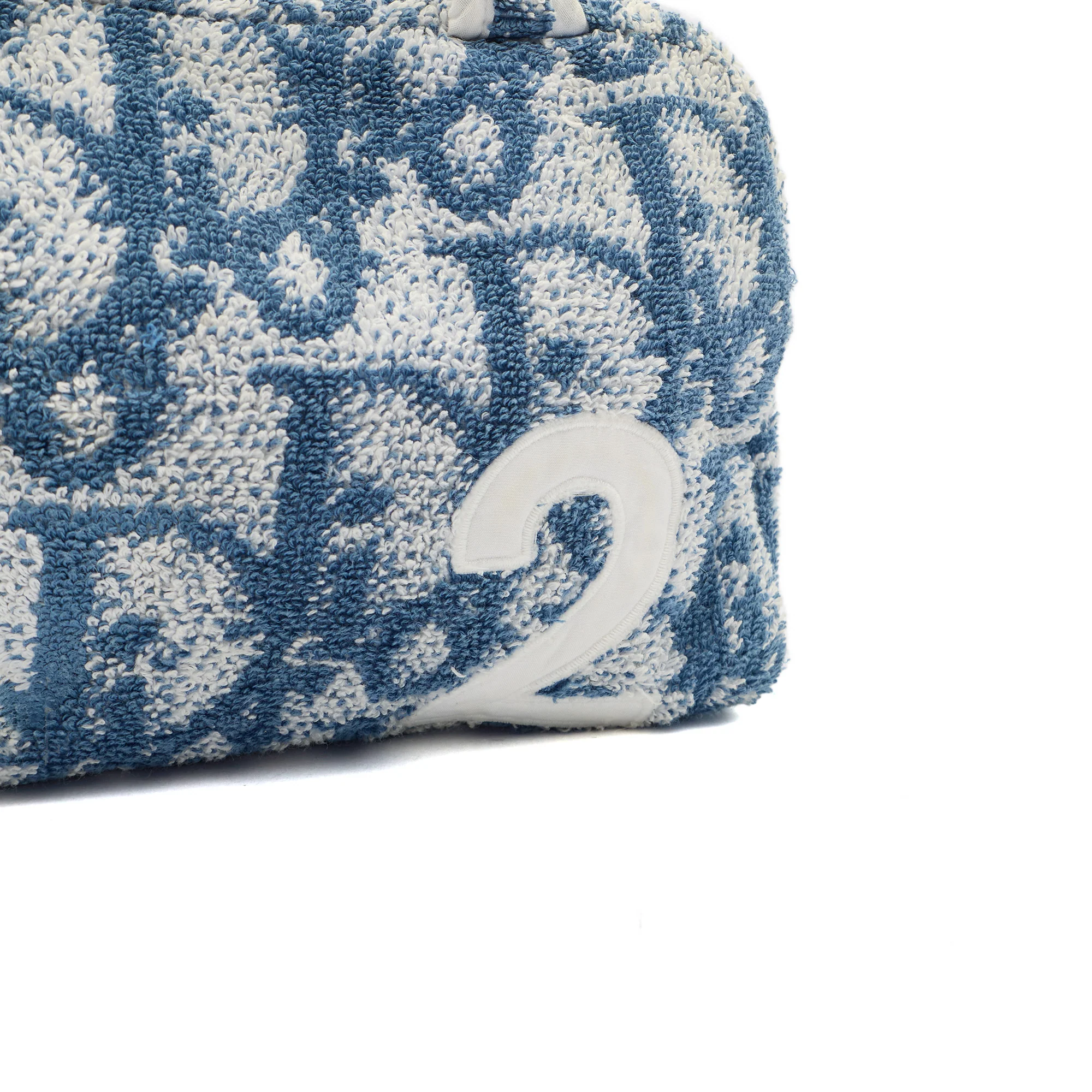 Picture of Christian Dior Top Handle Trotter - Mini in Blue, Fabric